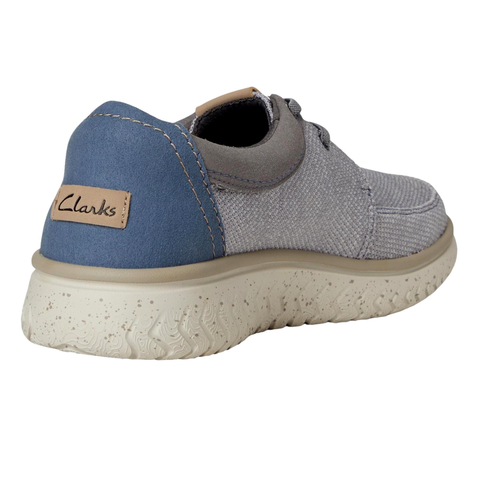Clarks RelaxLite Lace Light Grey Textile 26181995 Size US 9 / EU 42 - 4 Thumbnail