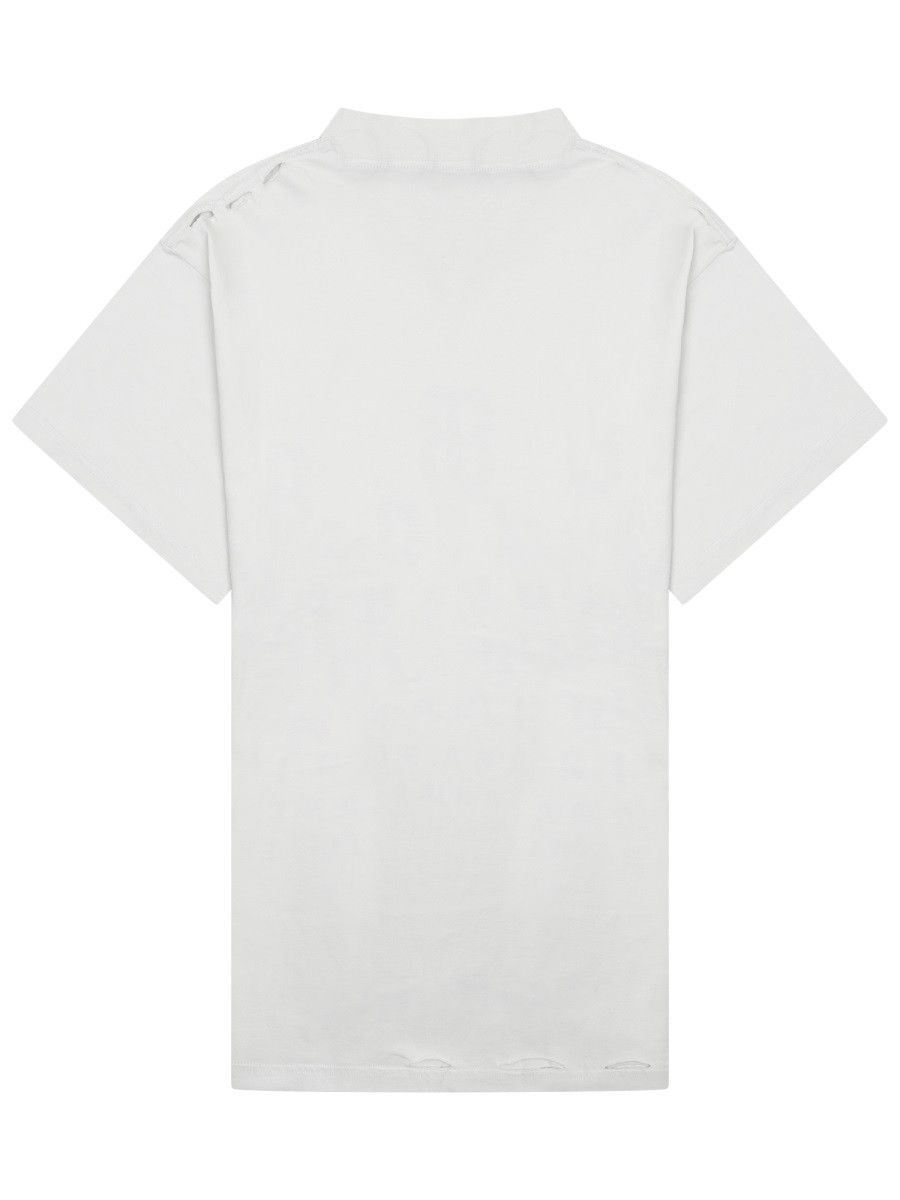 Balenciaga BALENCIAGA T-SHIRT WITH PRINT - WHITE (NUMERIC 1) Size S / US 4 / IT 40 - 2 Thumbnail