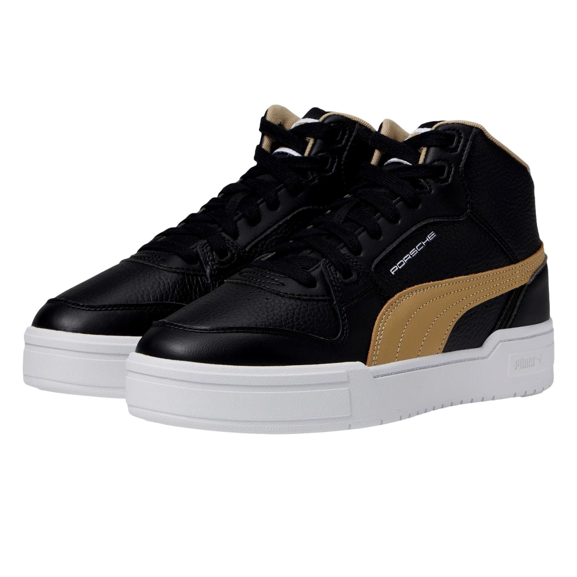 Puma Porsche Legacy California Pro Mid Puma Black 392865-01 Size US 9 / EU 42 - 4 Thumbnail
