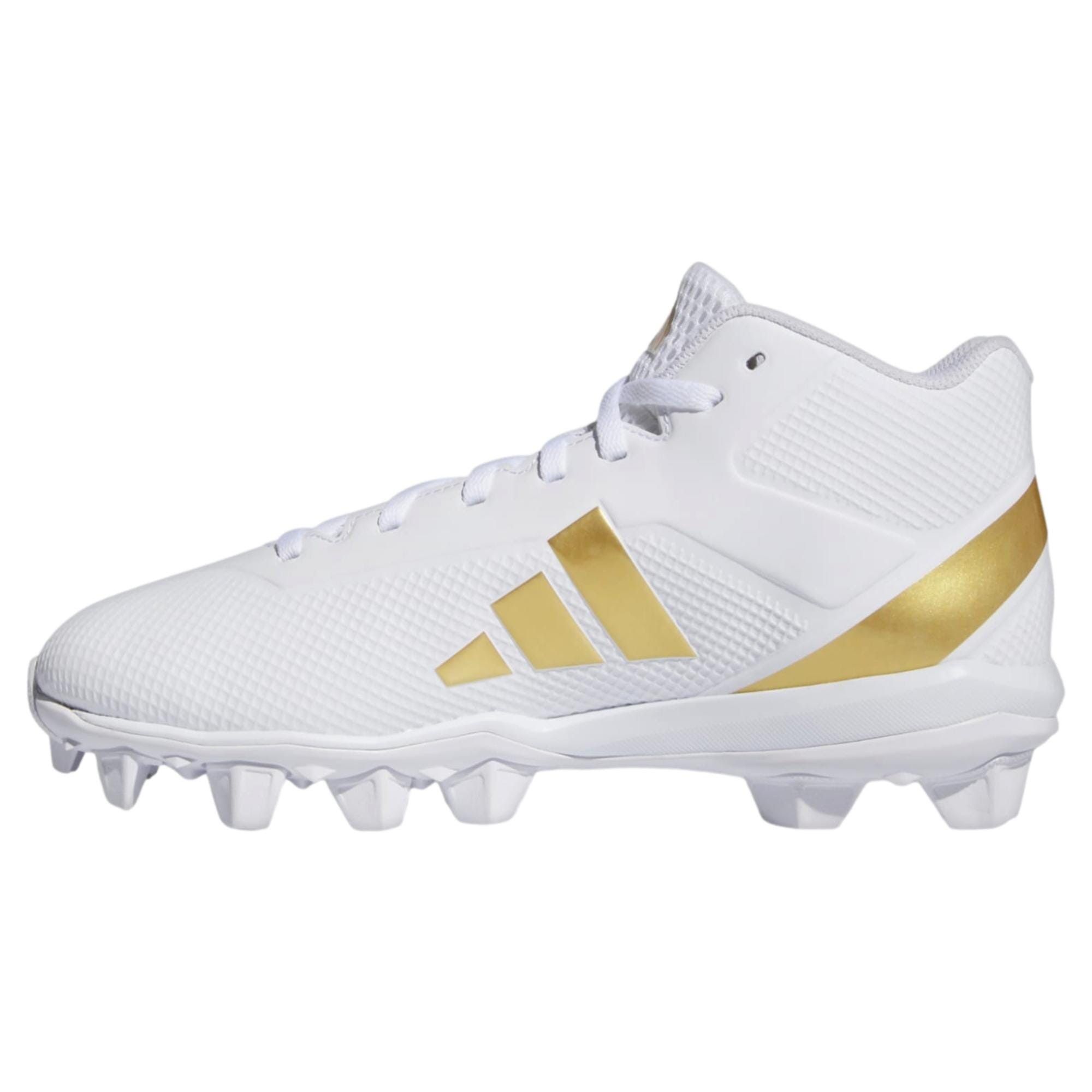 Adidas Adizero Impact .2 MD White/Gold IF5106 Size US 9.5 / EU 42-43 - 4 Thumbnail