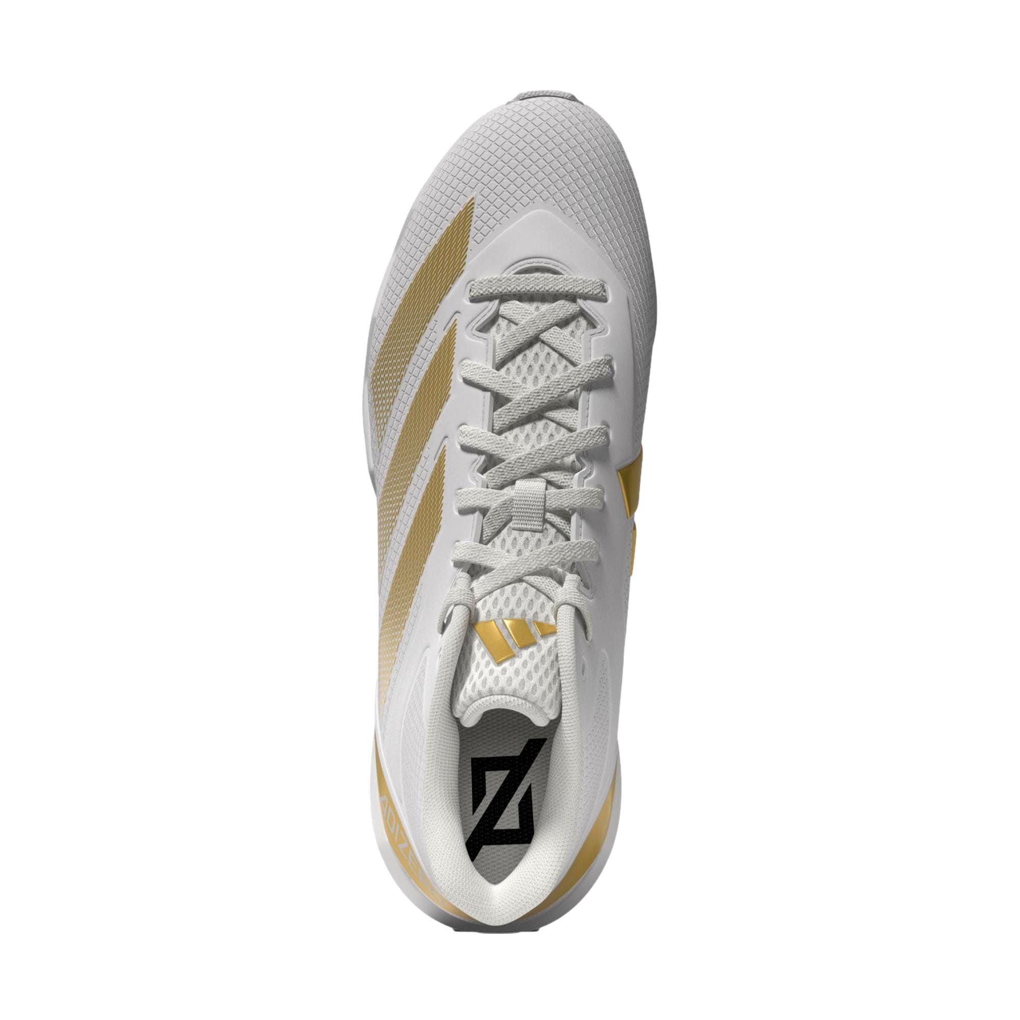 Adidas Adizero Impact .2 MD White/Gold IF5106 Size US 9.5 / EU 42-43 - 2 Thumbnail