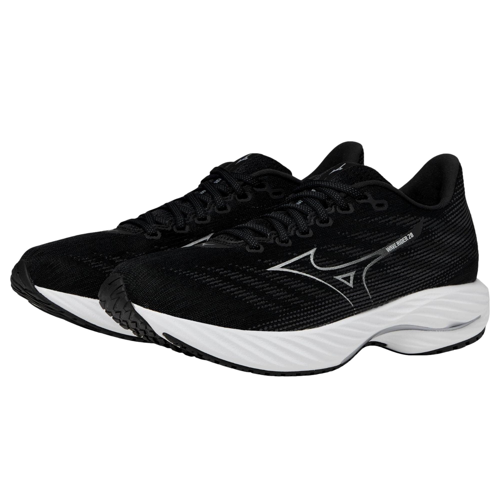 Mizuno Wave Rider 28 Black / Silver 411458.9073 Size US 9.5 / EU 42-43 - 4 Thumbnail