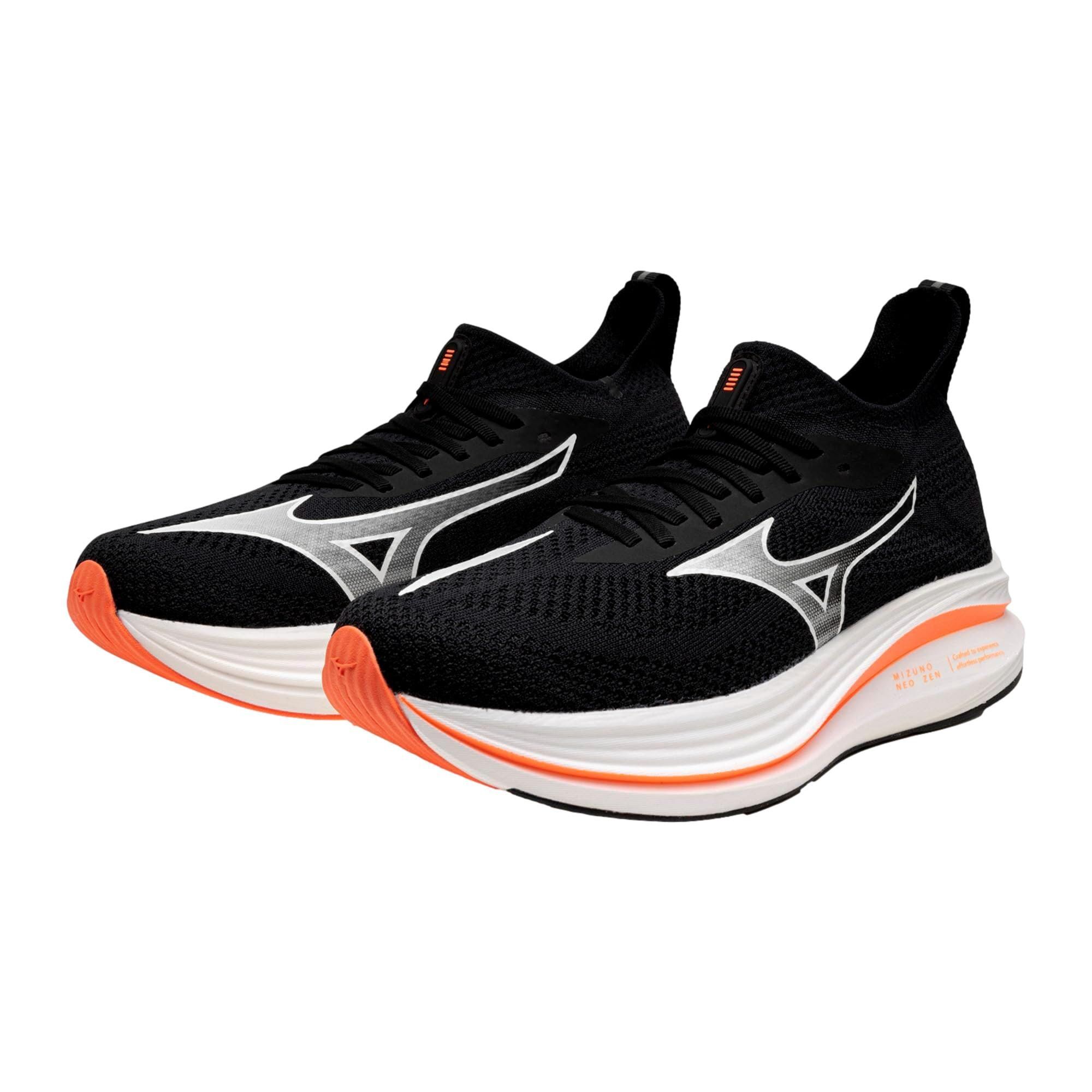 Mizuno Neo Zen Black / White - Fiery Coral 2 J1GC258603 Size US 9.5 / EU 42-43 - 2 Thumbnail