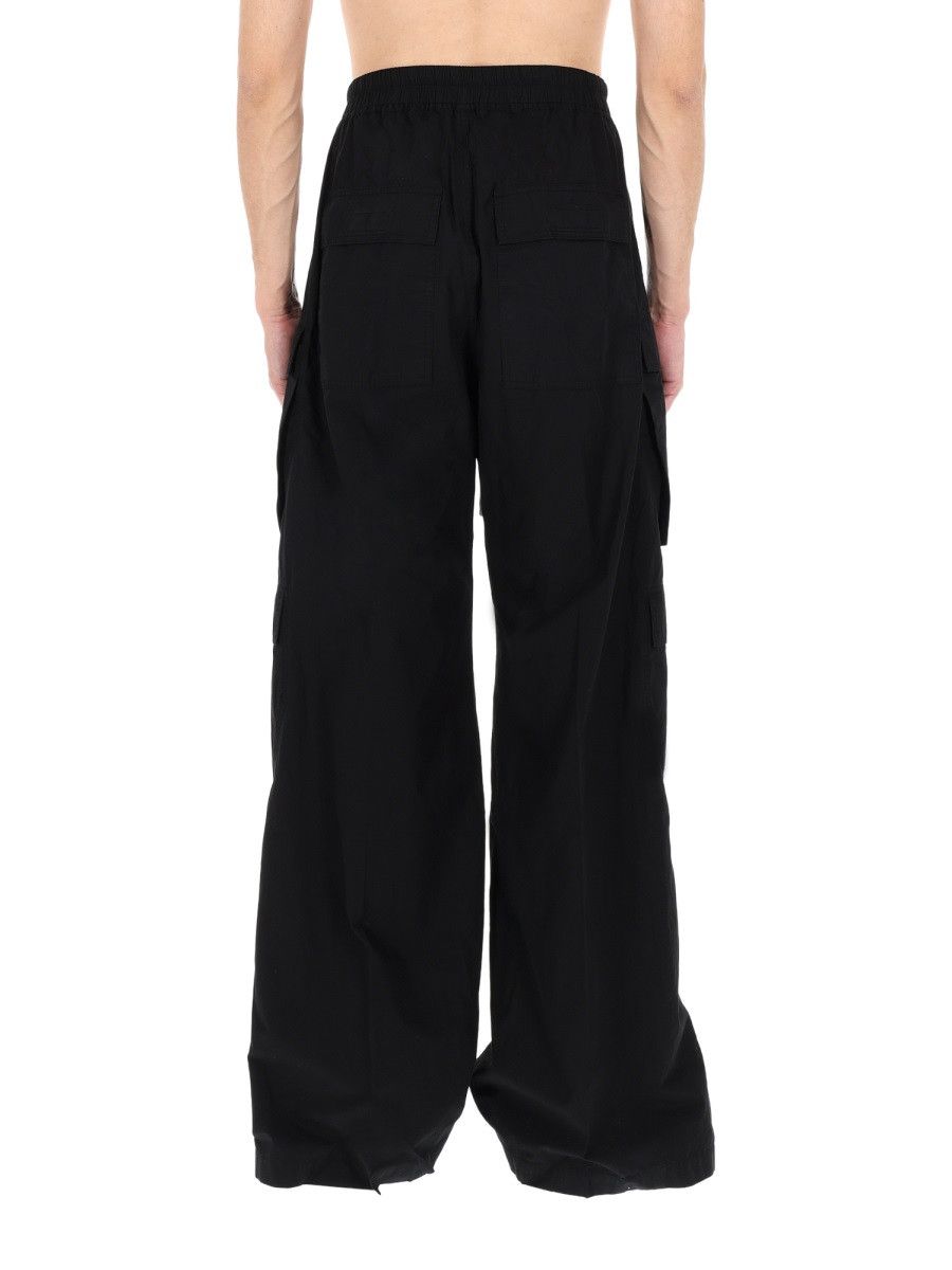 Rick Owens Drkshdw RICK OWENS DRKSHDW PANTALONE CARGO "JUMBO BELAS" - BLACK Size US 34 / EU 50 - 5 Thumbnail