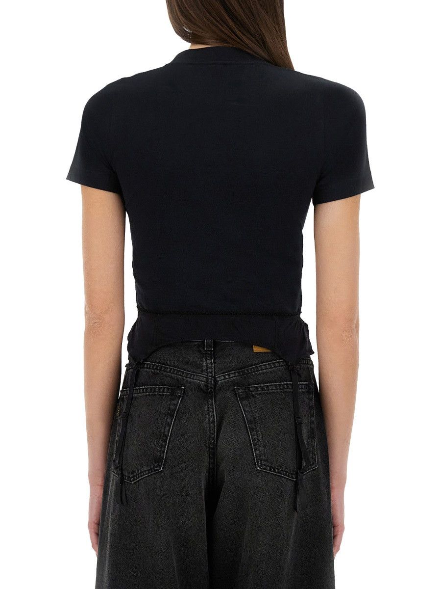 Balenciaga BALENCIAGA T-SHIRT LINGERIE - BLACK Size M / US 6-8 / IT 42-44 - 3 Thumbnail