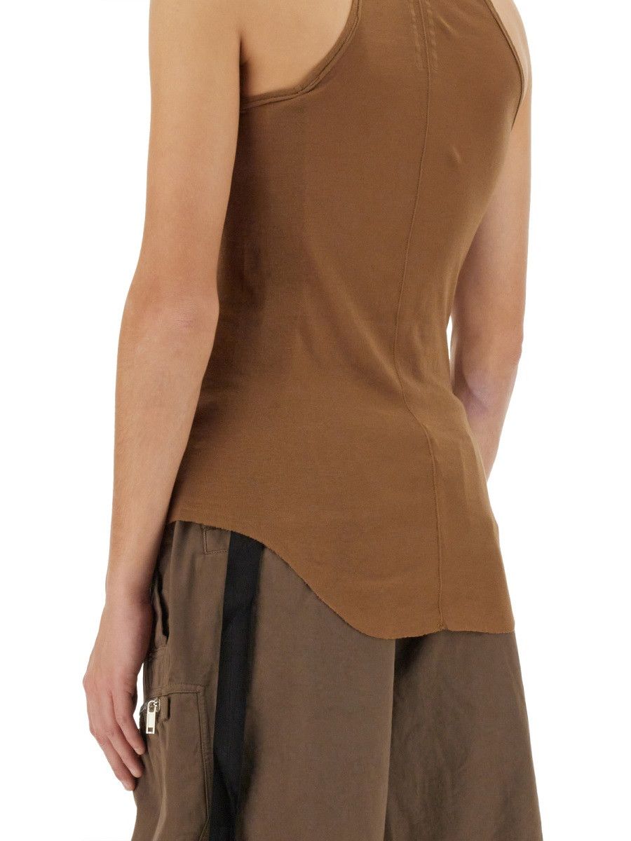 Rick Owens Drkshdw RICK OWENS DRKSHDW COTTON TANK TOP - BROWN Size US S / EU 44-46 / 1 - 4 Thumbnail
