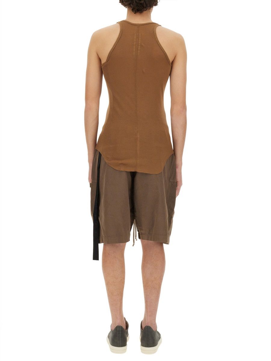 Rick Owens Drkshdw RICK OWENS DRKSHDW COTTON TANK TOP - BROWN Size US S / EU 44-46 / 1 - 3 Thumbnail