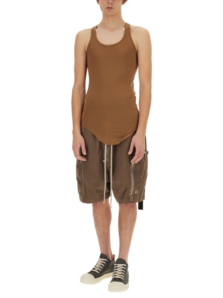 Rick Owens Drkshdw RICK OWENS DRKSHDW COTTON TANK TOP - BROWN Size US S / EU 44-46 / 1 - 2 Thumbnail