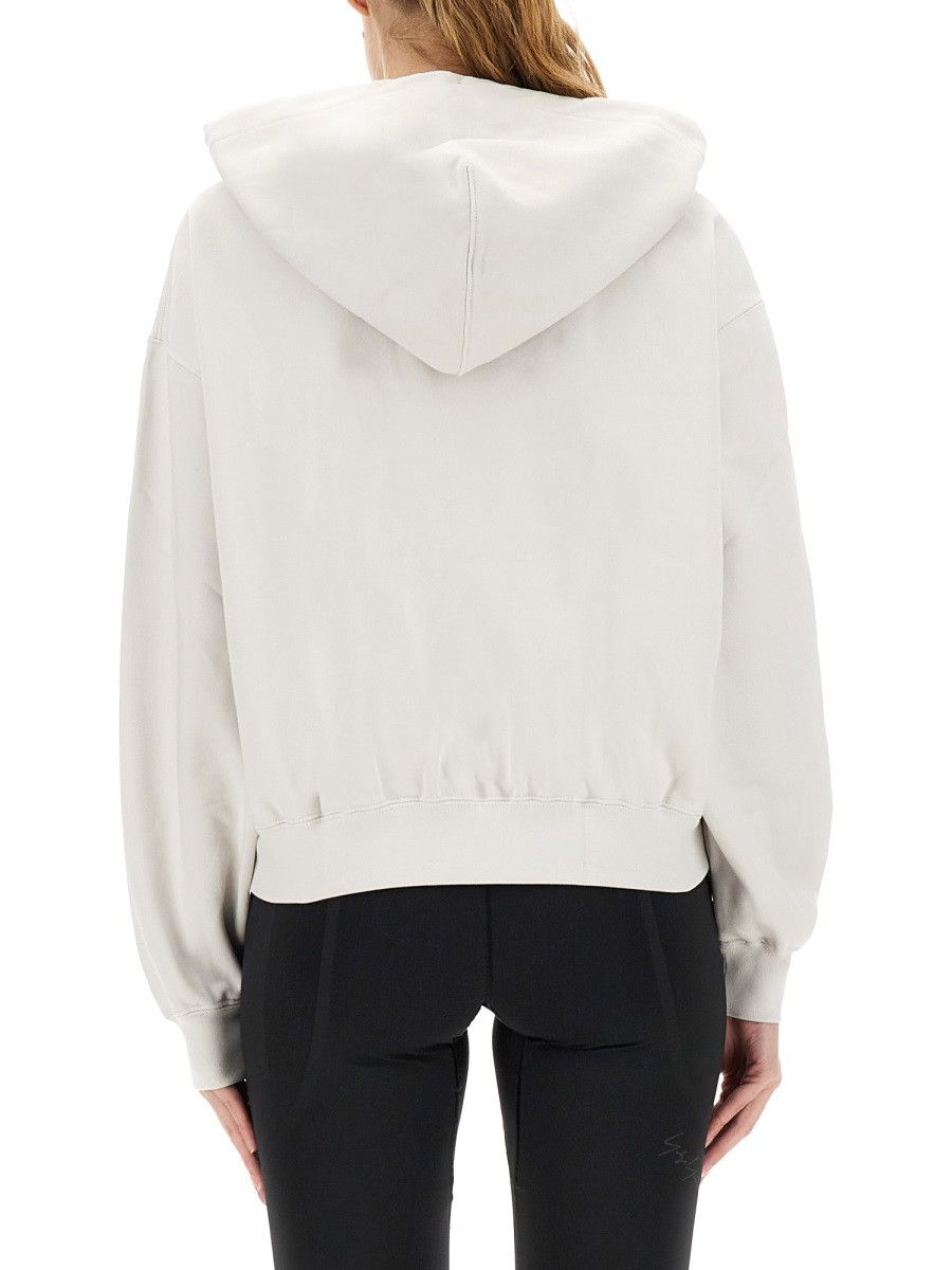 Y-3 Y-3 HOODED SWEATSHIRT WITH LOGO - WHITE Size L / US 10 / IT 46 - 3 Thumbnail