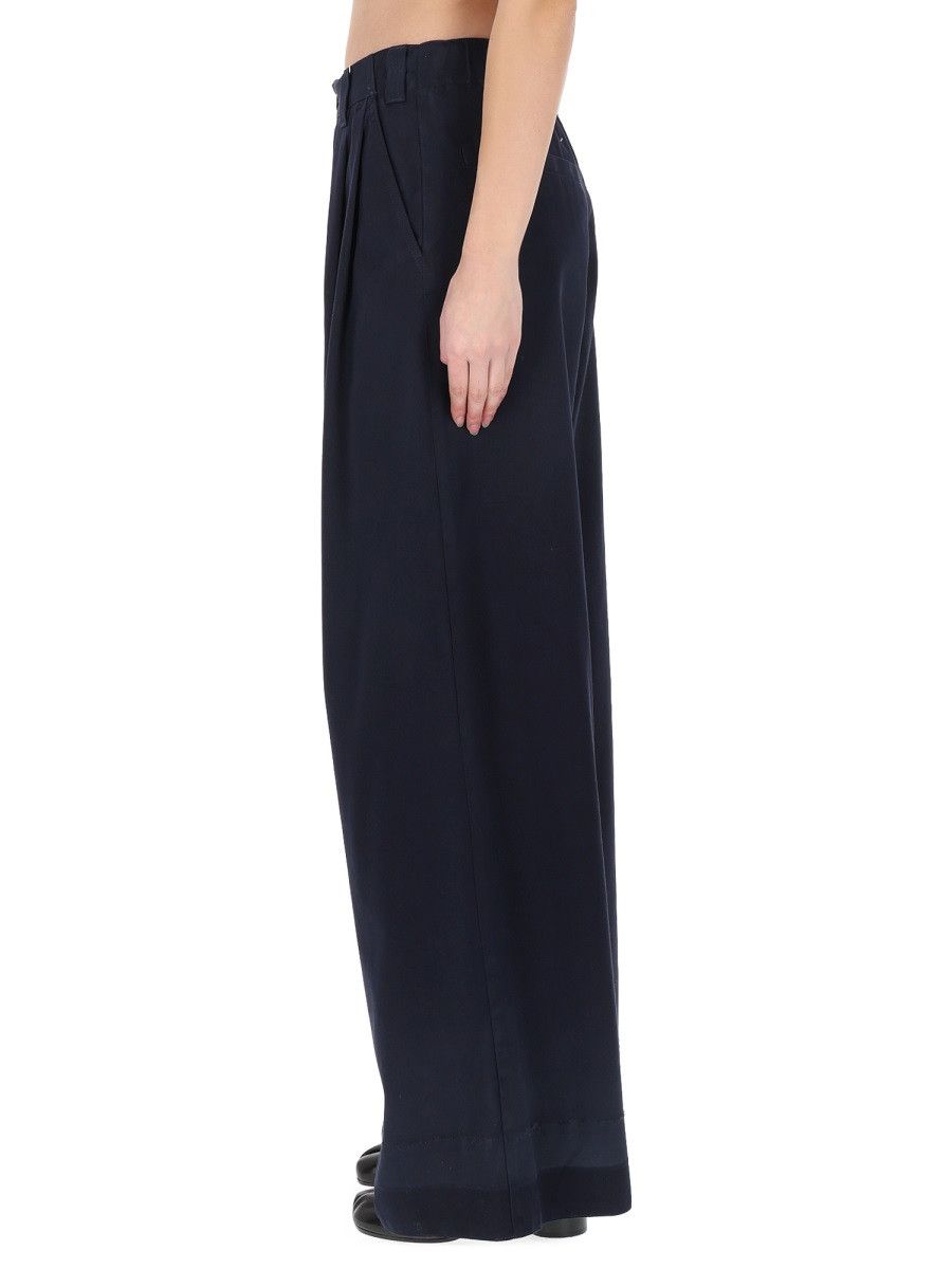 Maison Margiela MAISON MARGIELA CHINO PANTS - BLUE (IT 42) Size 42" / US 20 - 3 Thumbnail