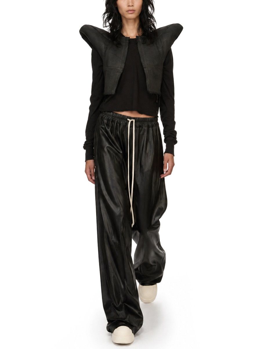Rick Owens Drkshdw RICK OWENS DRKSHDW PANTALONE "WIDE PUSHER" - BLACK Size 30" / US 8 / IT 44 - 2 Thumbnail