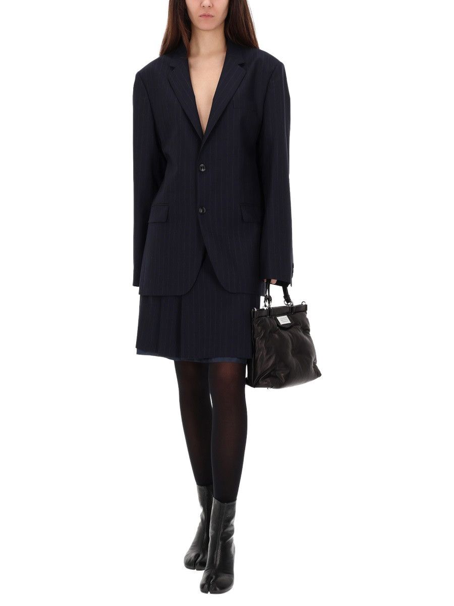 Maison Margiela MAISON MARGIELA WOOL JACKET - BLUE (IT 40) Size S / US 4 / IT 40 - 2 Thumbnail