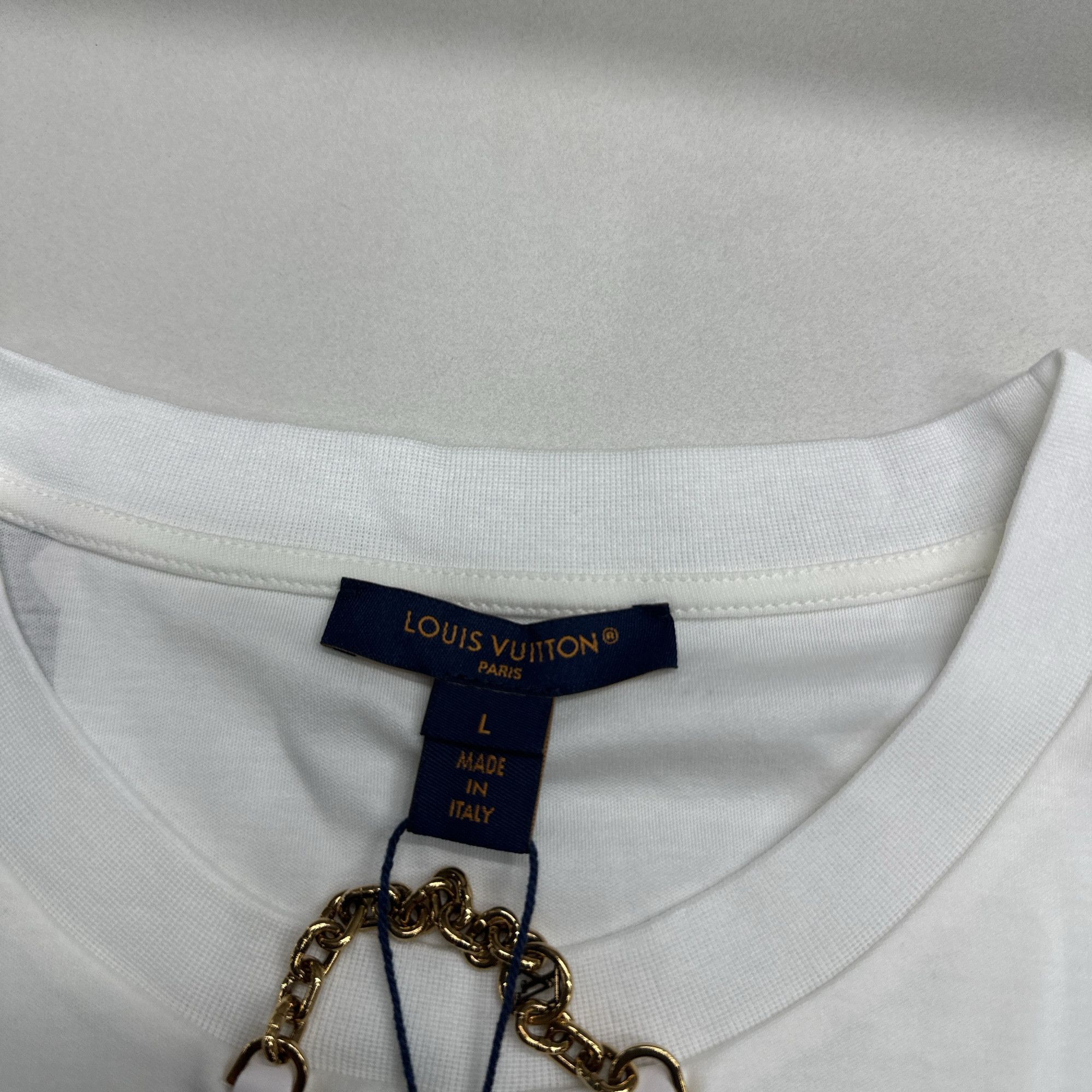 Louis Vuitton Louis Vuitton Graphic Chain Detail Tank Top Size L Size L / US 10 / IT 46 - 3 Thumbnail