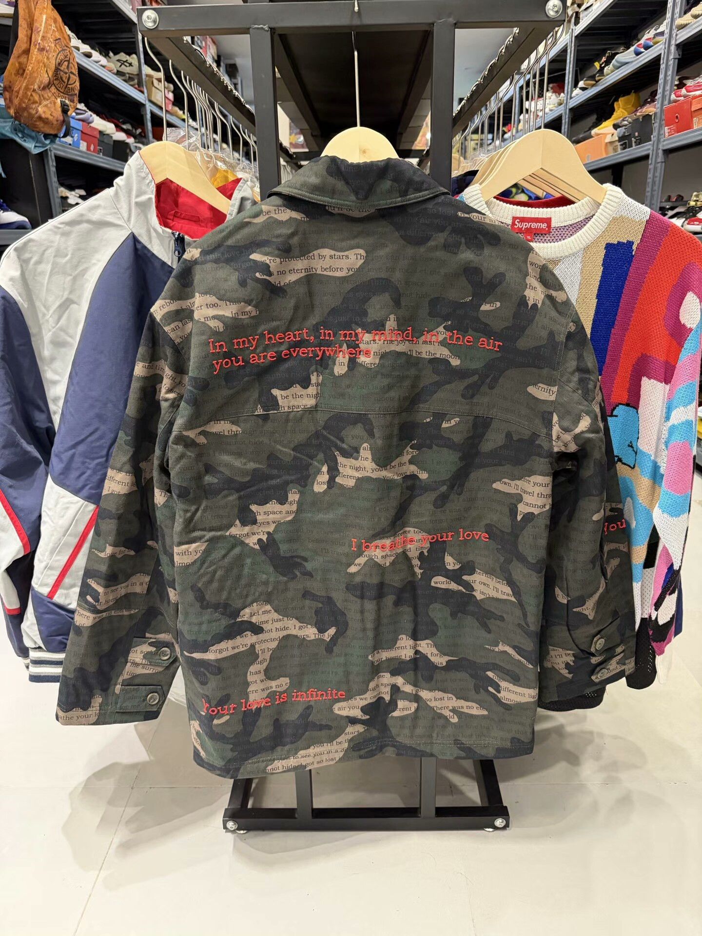 Valentino Valentino Camouflage Embroidered Jacket Size M Size US M / EU 48-50 / 2 - 3 Thumbnail