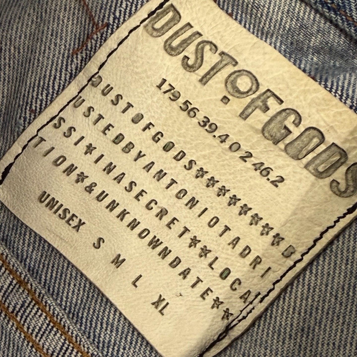 DUST Dust of Gods Patchwork Denim Jacket XL Size US XL / EU 56 / 4 - 4 Thumbnail