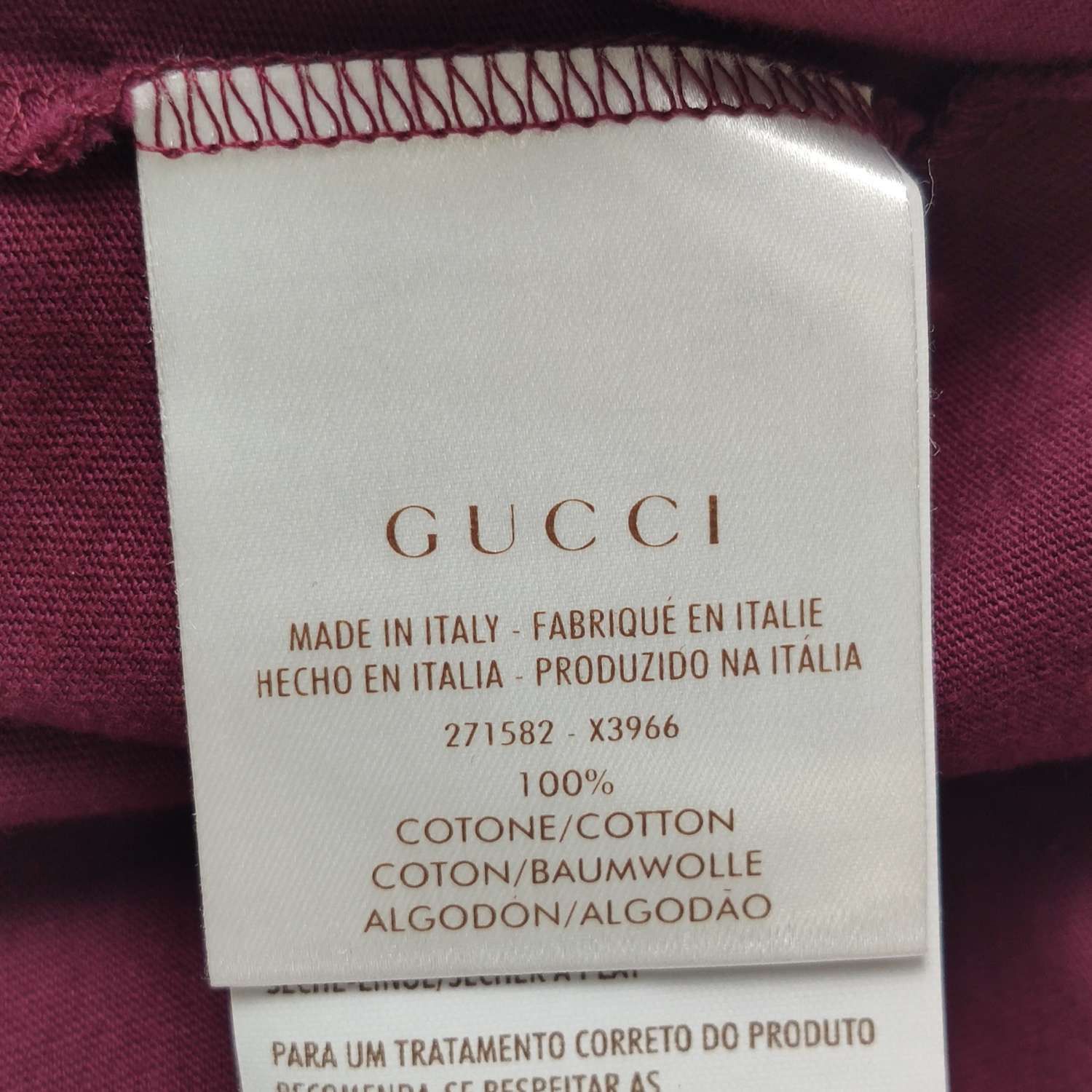 Gucci Gucci Logo T-Shirt Size S Size US S / EU 44-46 / 1 - 7 Thumbnail