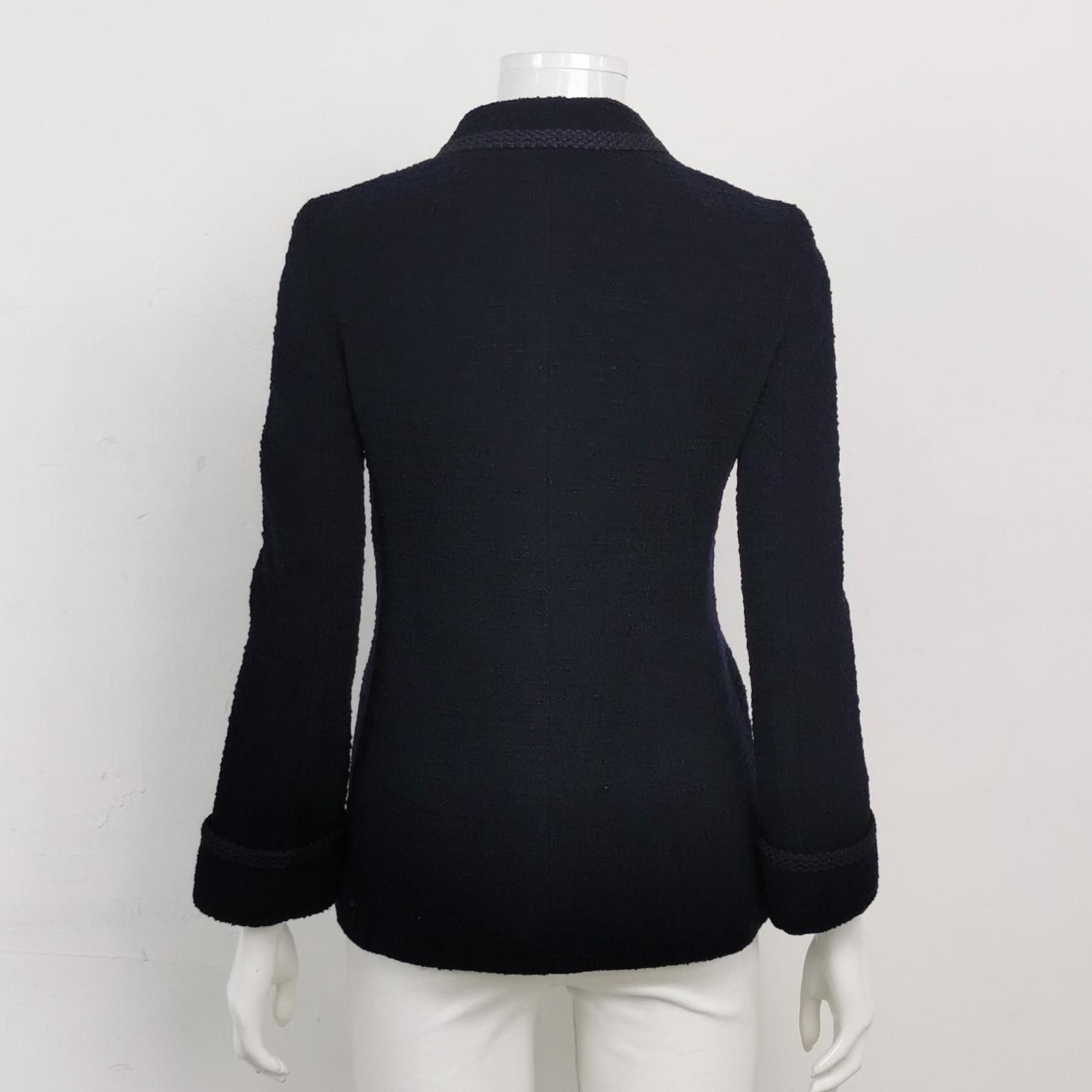 Gucci Gucci Wool Blend Chain Trim Jacket Size 36 Size XS / US 0-2 / IT 36-38 - 2 Thumbnail
