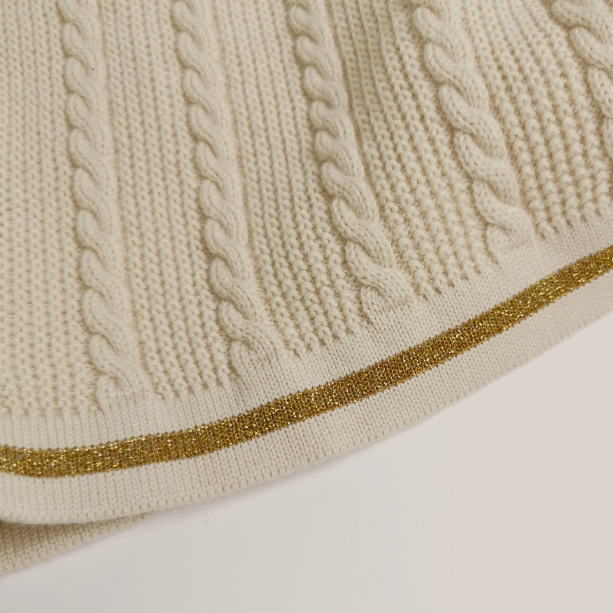 Gucci Gucci V-Neck Cable Knit Vest Size S Size US S / EU 44-46 / 1 - 3 Thumbnail