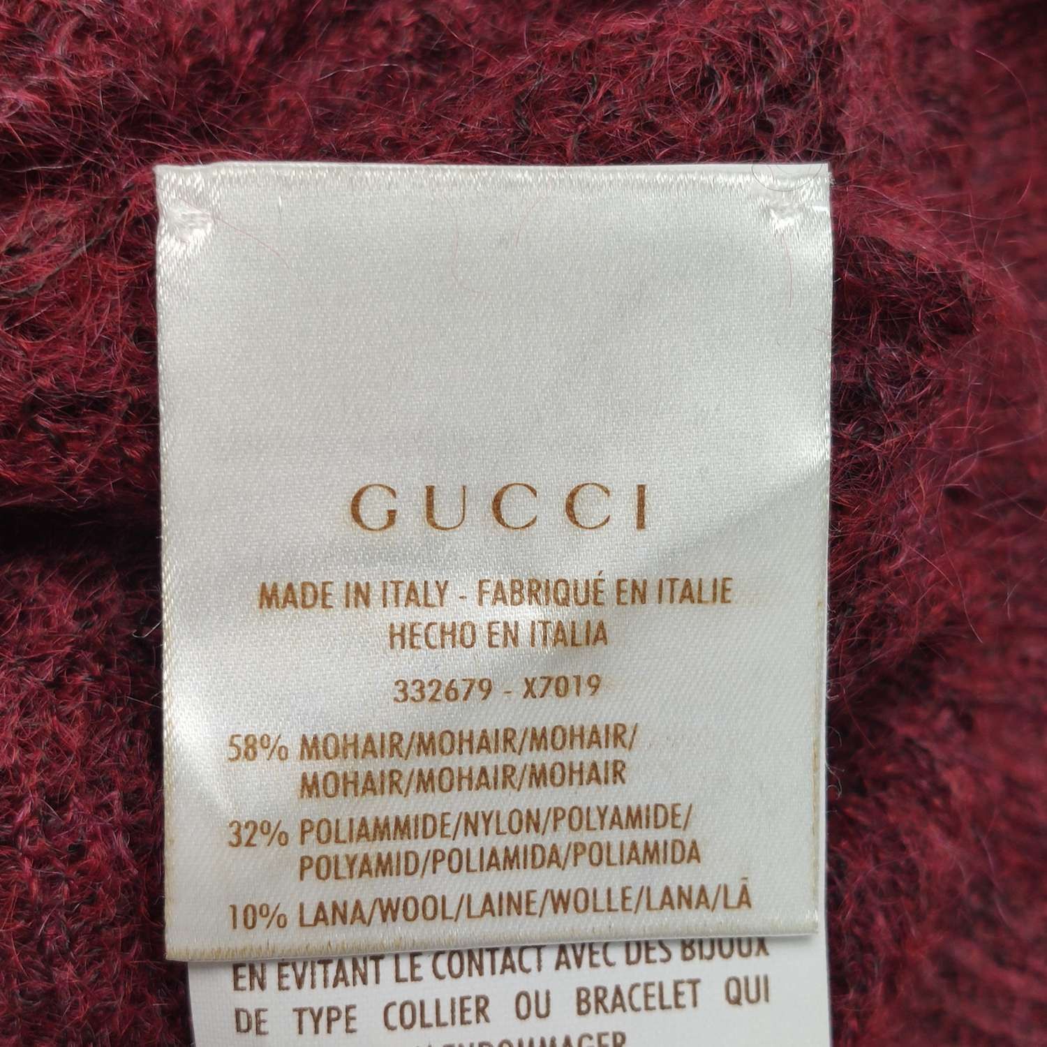 Gucci Gucci Mohair Knit Sweater Size M Size M / US 6-8 / IT 42-44 - 7 Thumbnail