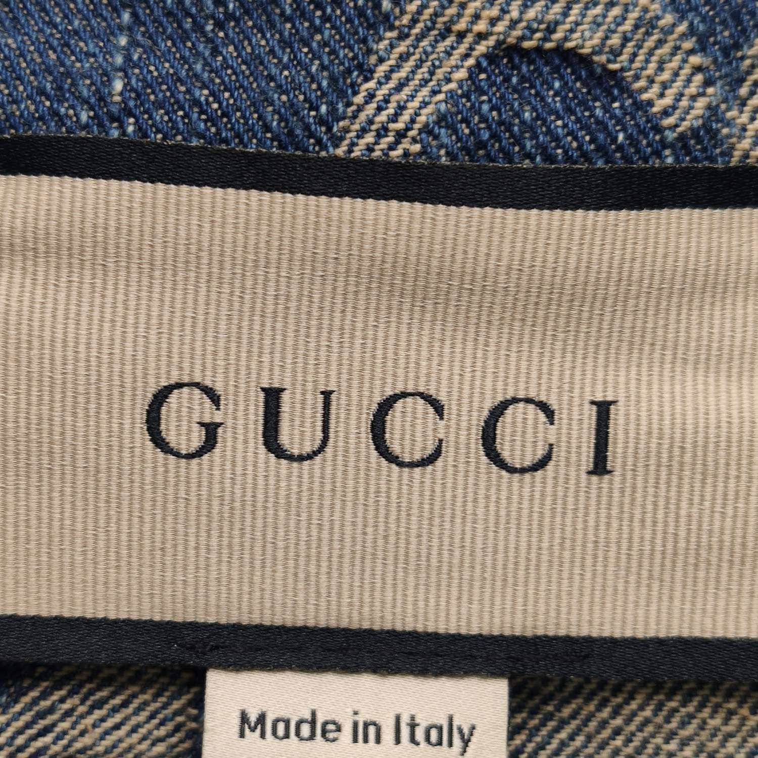 Gucci Gucci GG Monogram Denim Shorts Size 36 Size 25" / US 0 / IT 36 - 4 Thumbnail