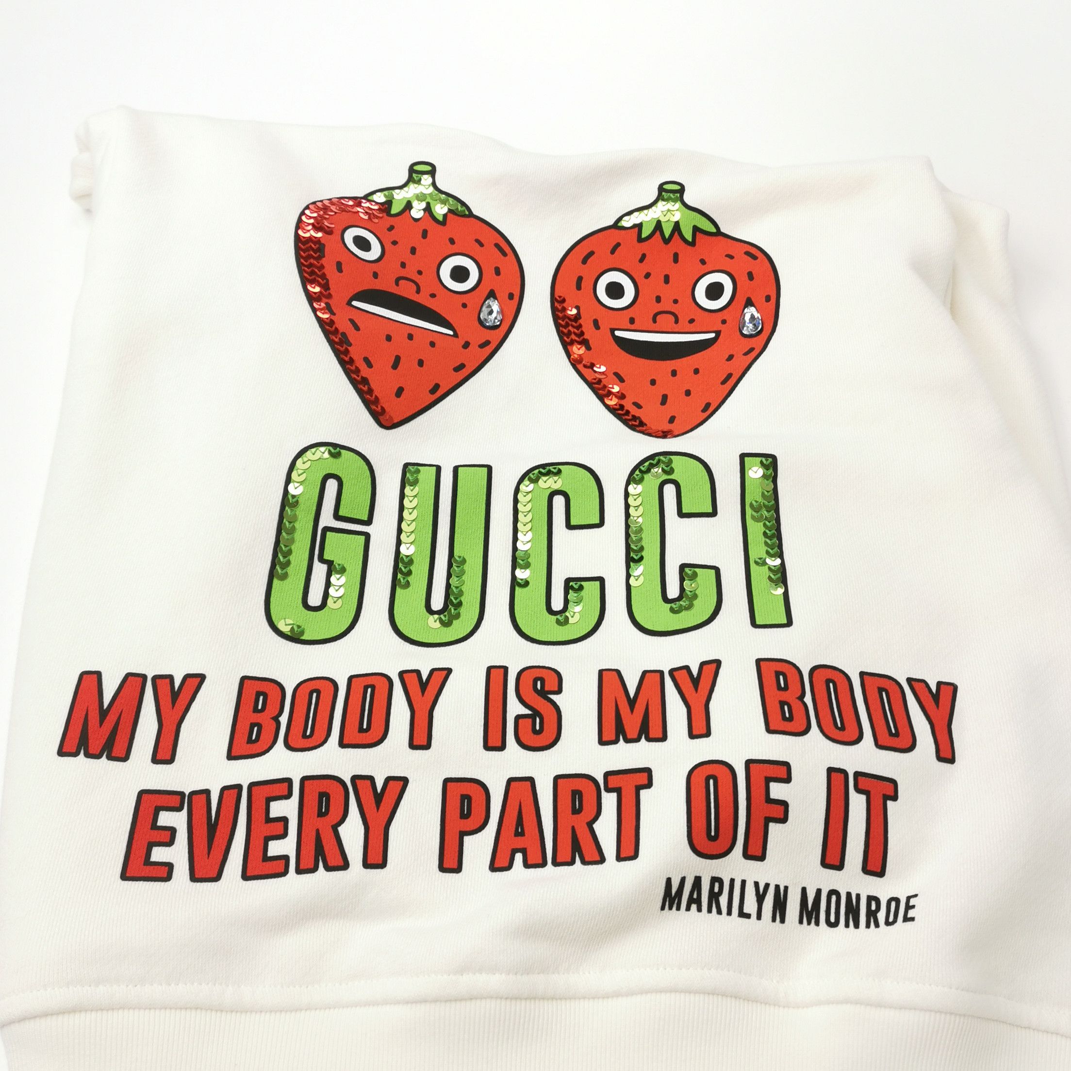 Gucci Gucci Strawberry Logo Print Sweatshirt Size XS Size US XS / EU 42 / 0 - 3 Thumbnail