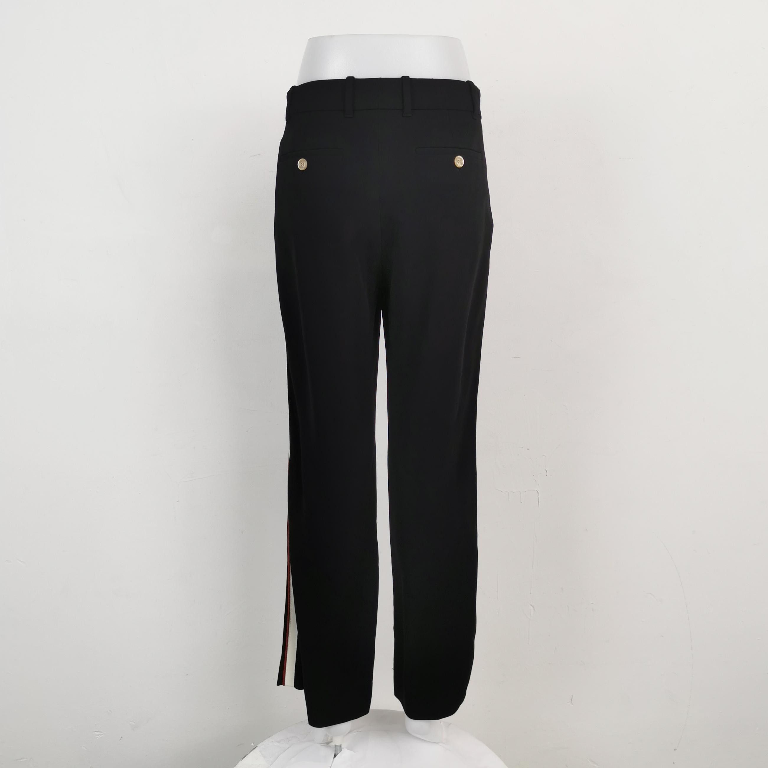 Gucci Gucci Side Stripe Viscose Pants Size 38 Size 26" / US 2 / IT 38 - 2 Thumbnail