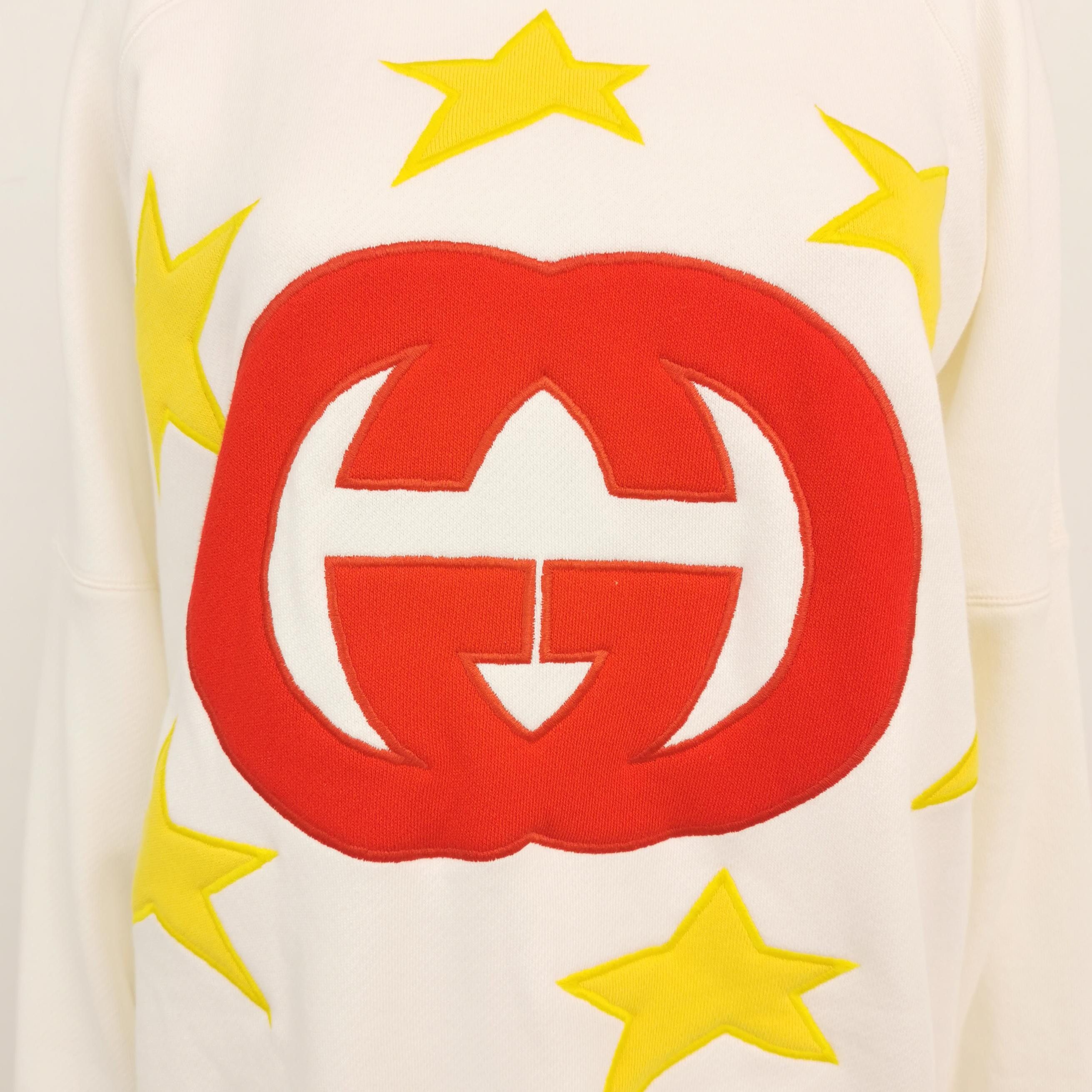 Gucci Gucci Star Interlocking G Sweatshirt Size S Size US S / EU 44-46 / 1 - 3 Thumbnail