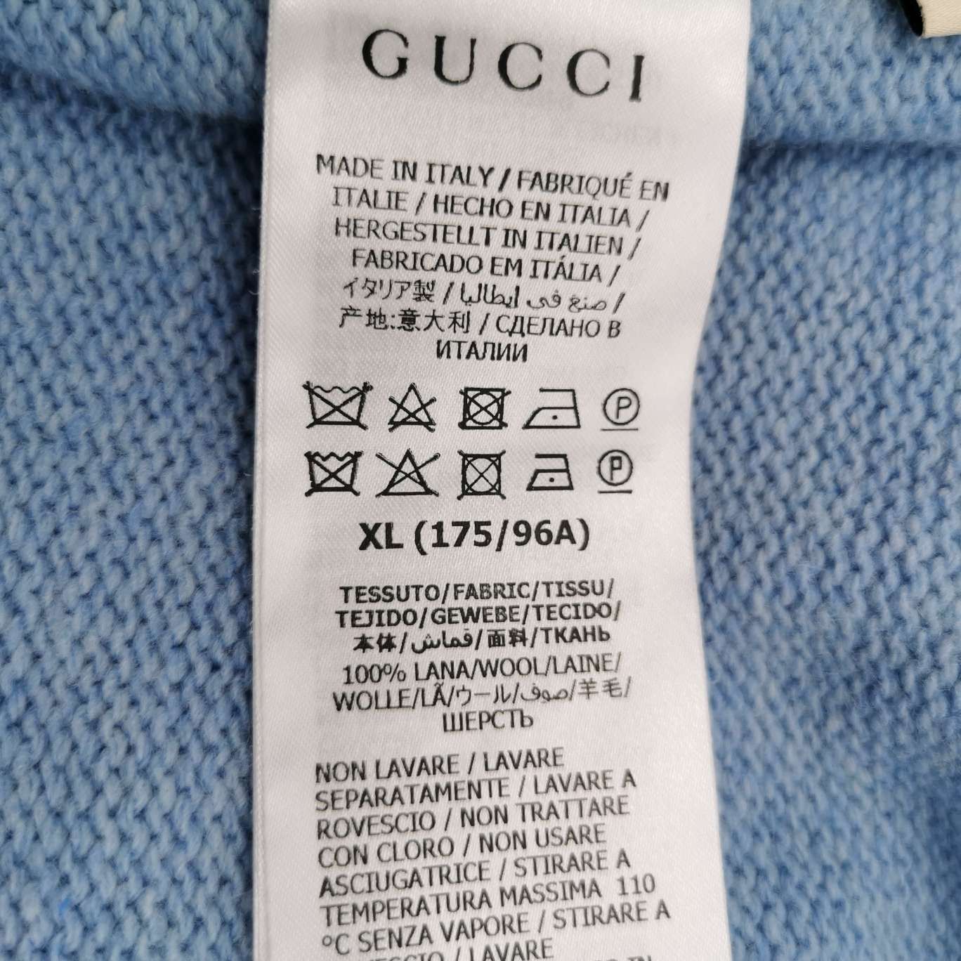 Gucci Gucci Floral Pattern Wool Sweater Size XL Size US XL / EU 56 / 4 - 7 Thumbnail