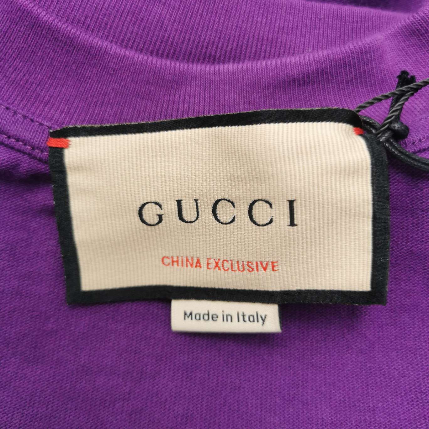 Gucci Gucci Panda Logo Long Sleeve T-Shirt Size M Size US M / EU 48-50 / 2 - 6 Thumbnail