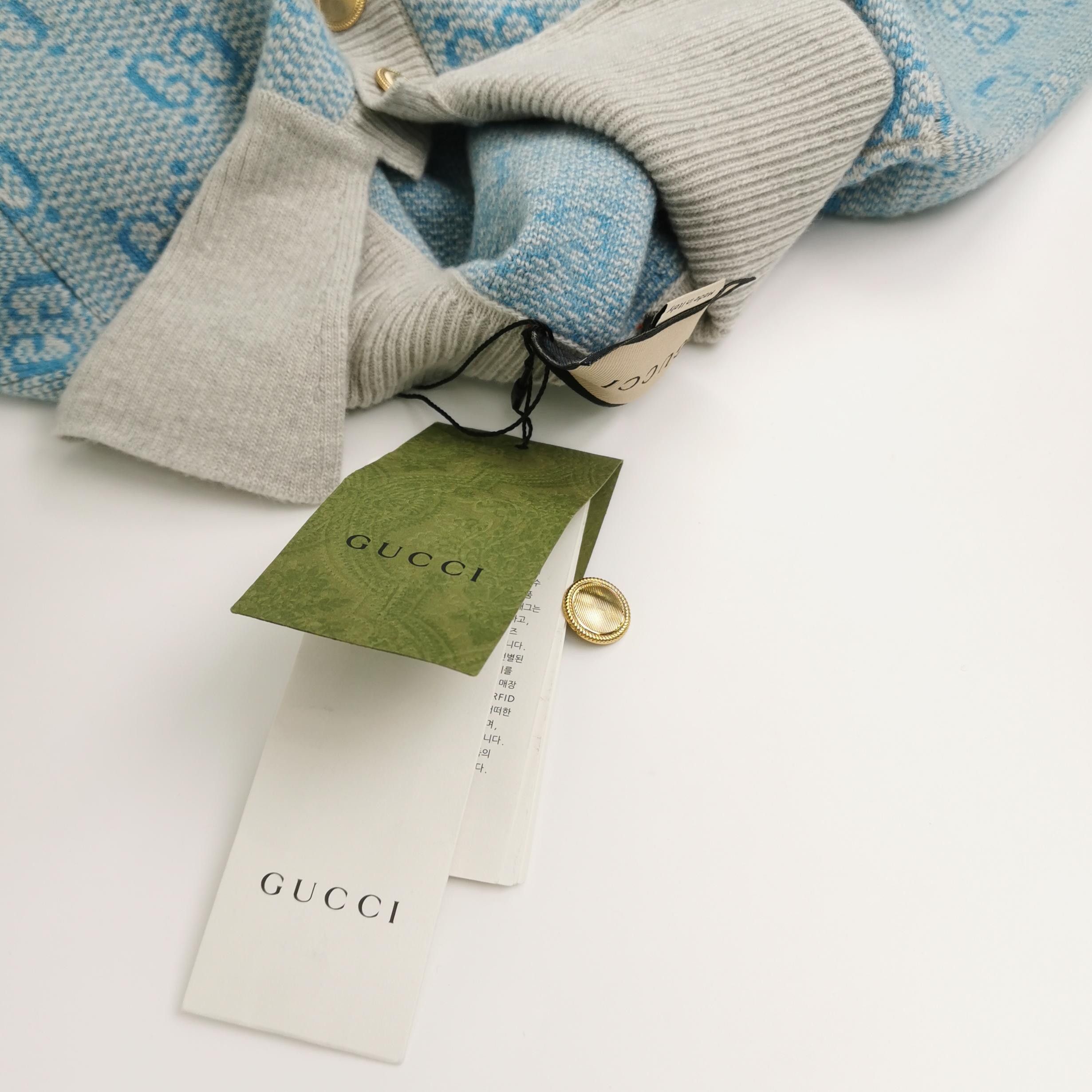 Gucci Gucci GG Monogram Wool Polo Sweater Size S Size S / US 4 / IT 40 - 4 Thumbnail