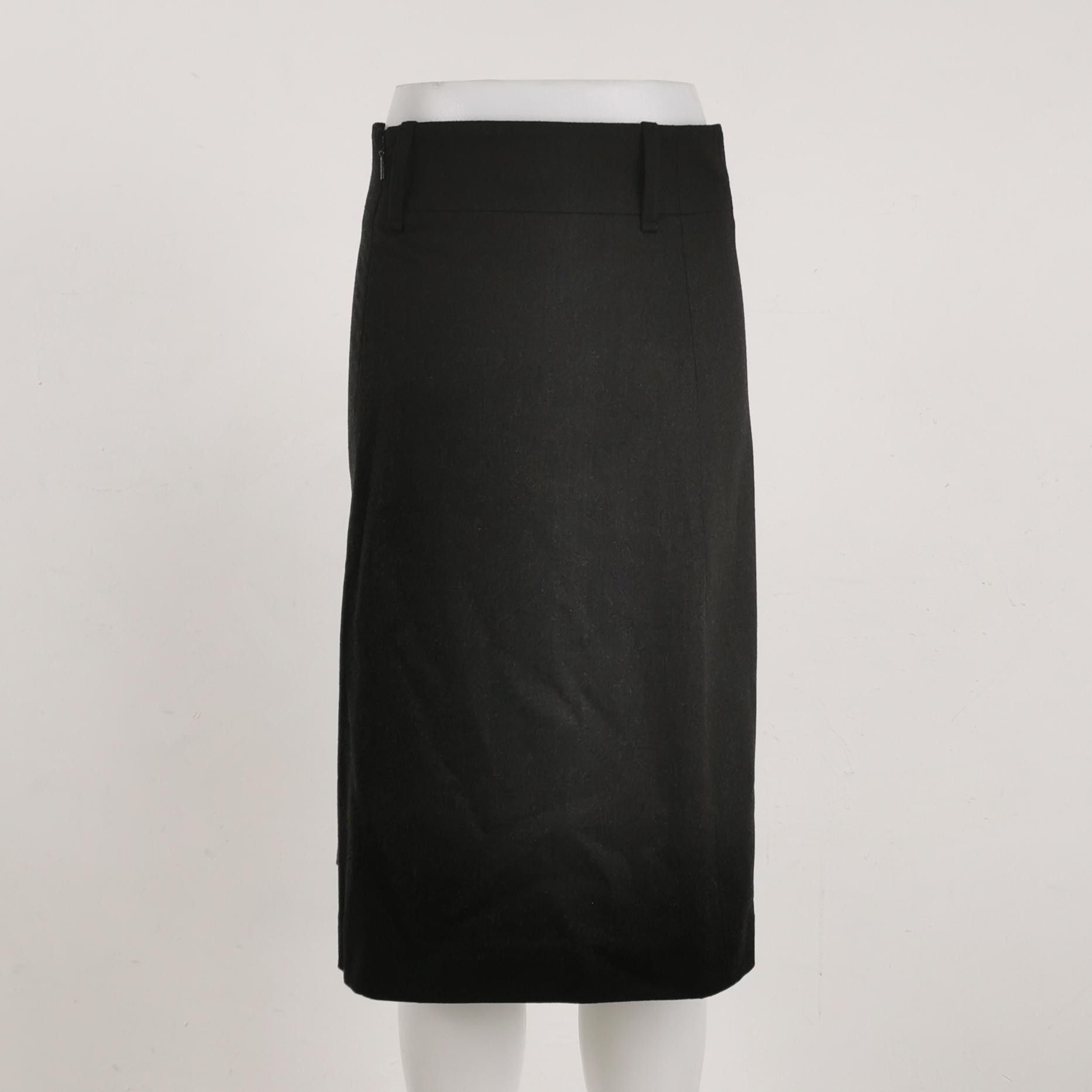 Gucci Gucci Wool Blend Midi Skirt Size 38 Size 26" / US 2 / IT 38 - 2 Thumbnail