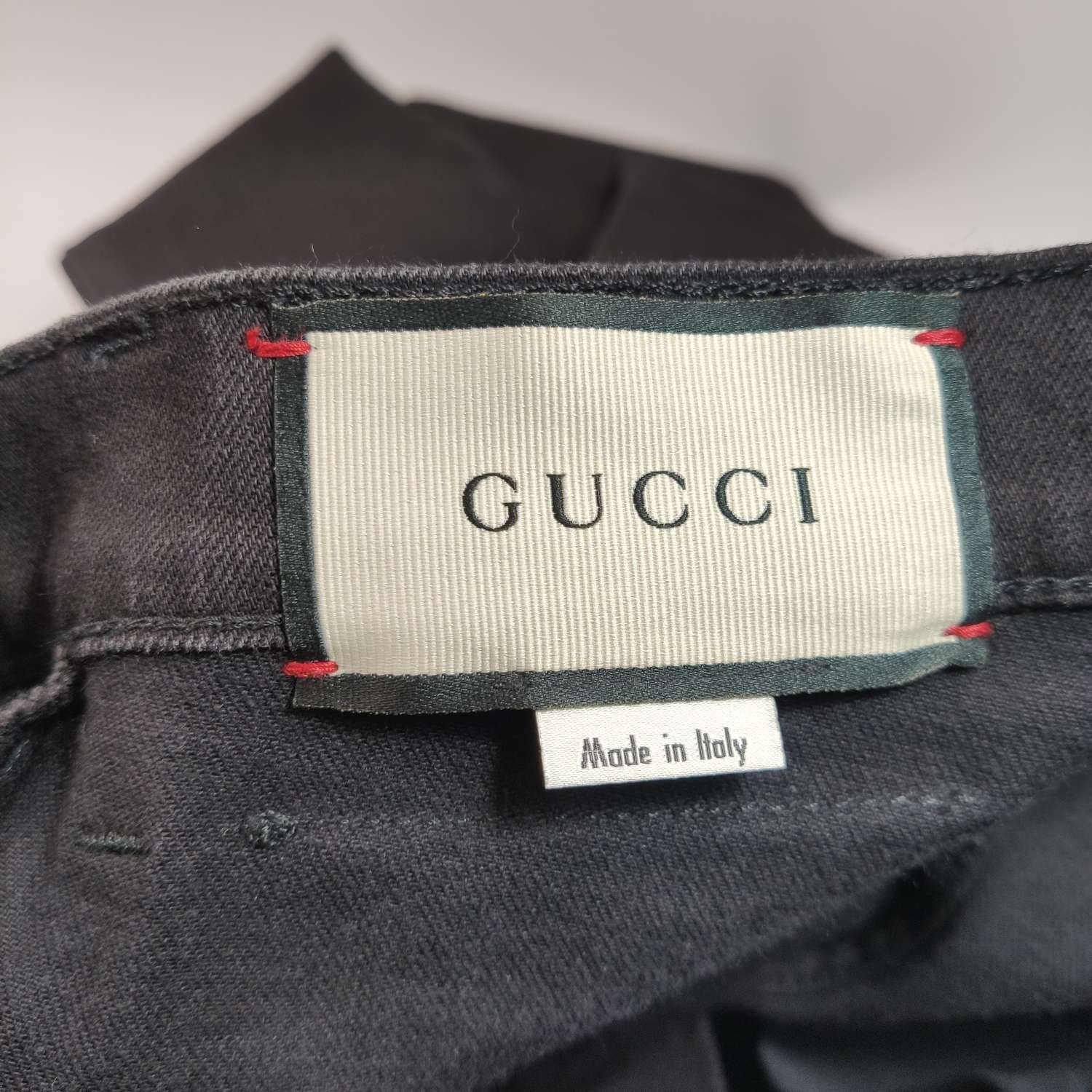 Gucci Gucci Black Denim Jeans Size 30 Size US 30 / EU 46 - 6 Thumbnail