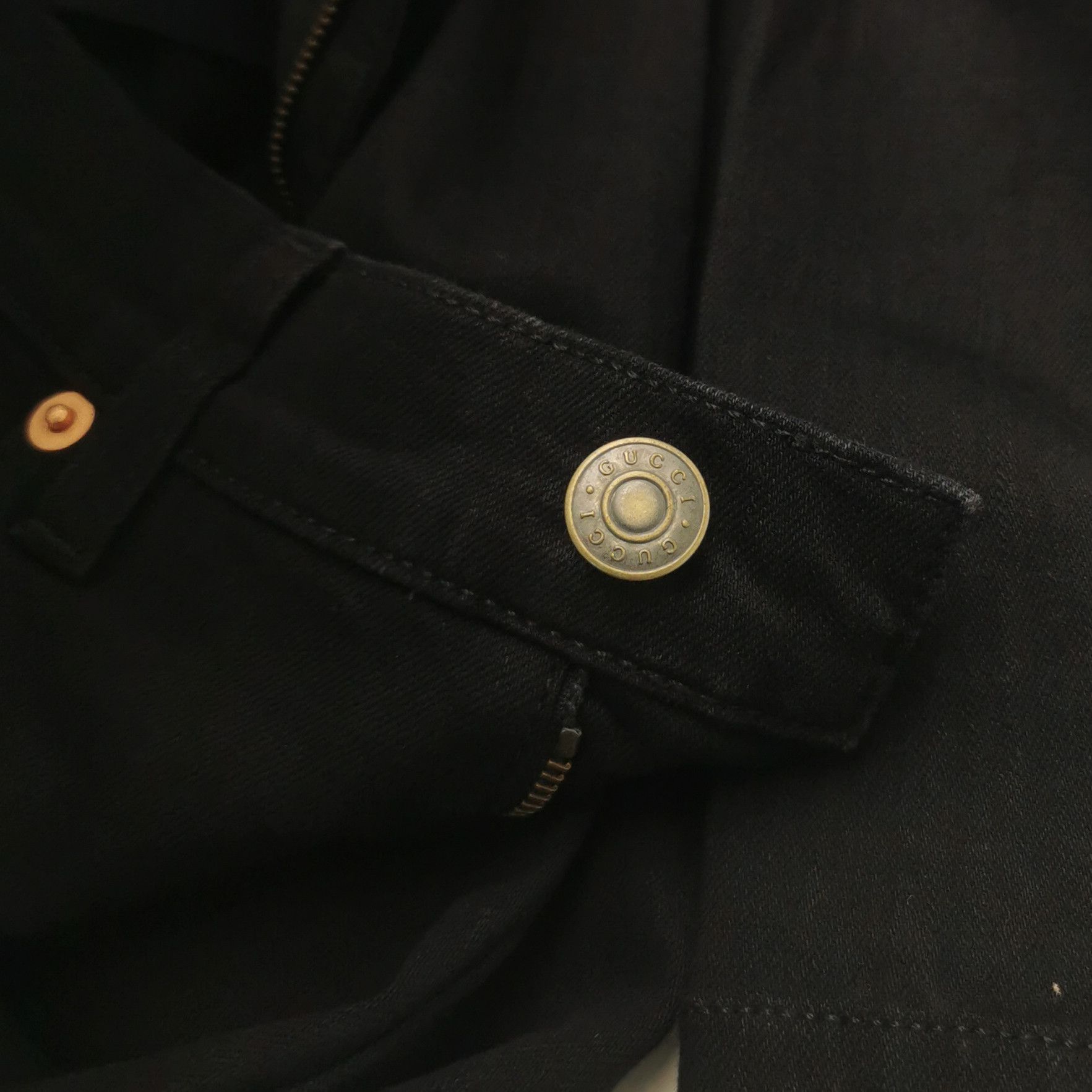 Gucci Gucci Black Denim Jeans Size 30 Size US 30 / EU 46 - 4 Thumbnail