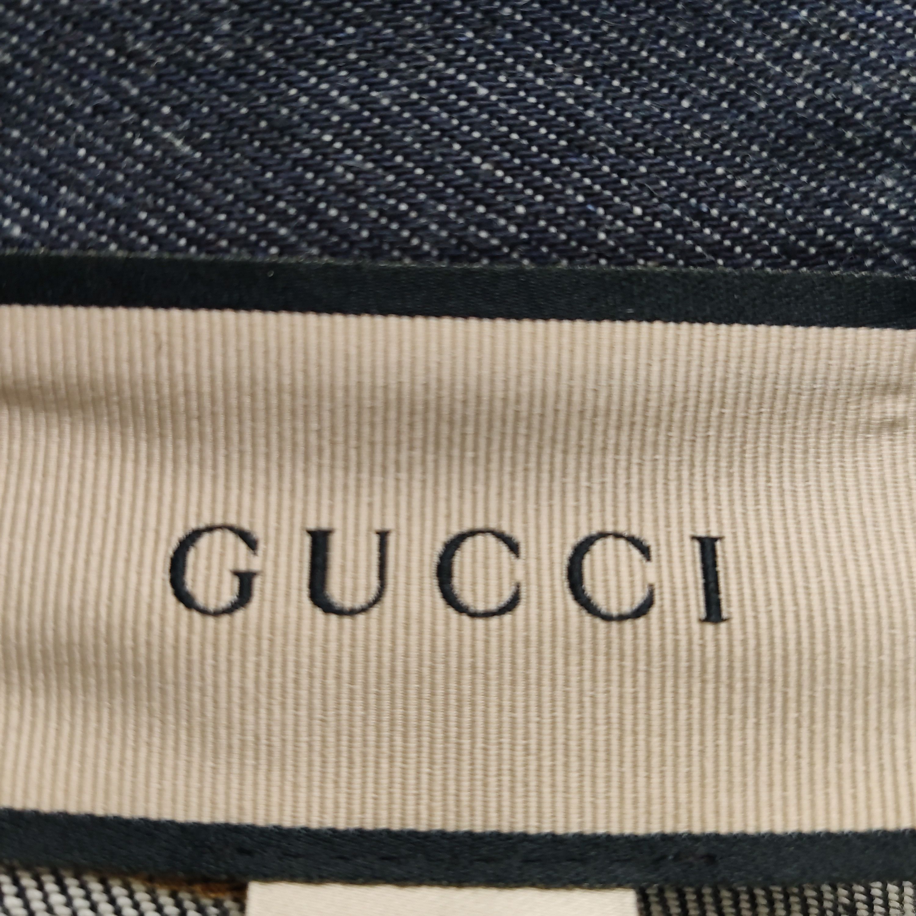 Gucci Gucci GG Logo Cuff Denim Shorts Size 24 Size 24" / US 00 / IT 34 - 5 Thumbnail
