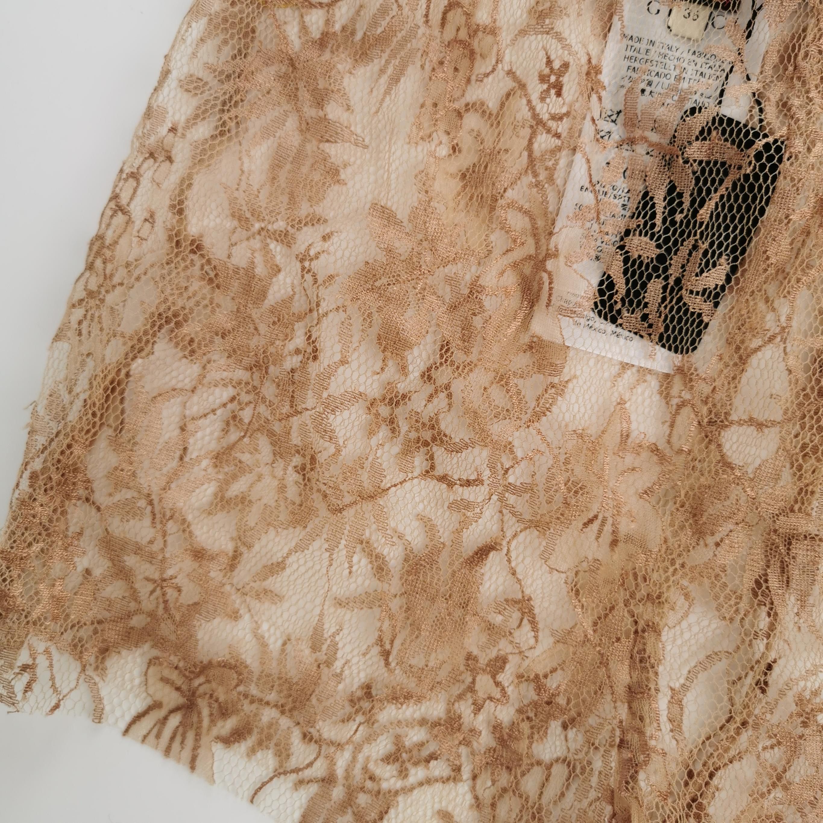 Gucci Gucci Lace Shorts Size 36 Size 25" / US 0 / IT 36 - 3 Thumbnail