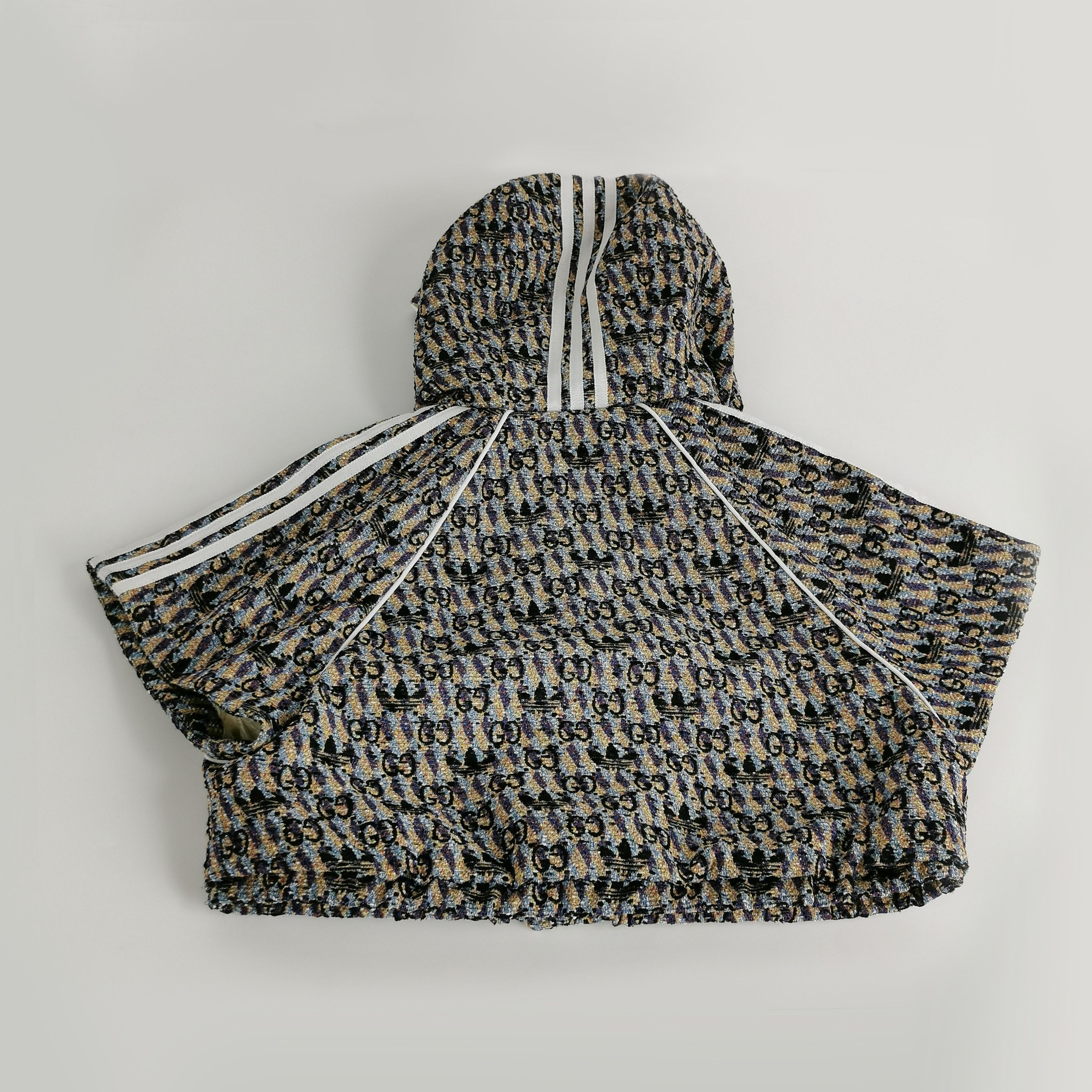 Gucci Gucci x Adidas Monogram Hooded Jacket Size 36 Size XS / US 0-2 / IT 36-38 - 2 Thumbnail