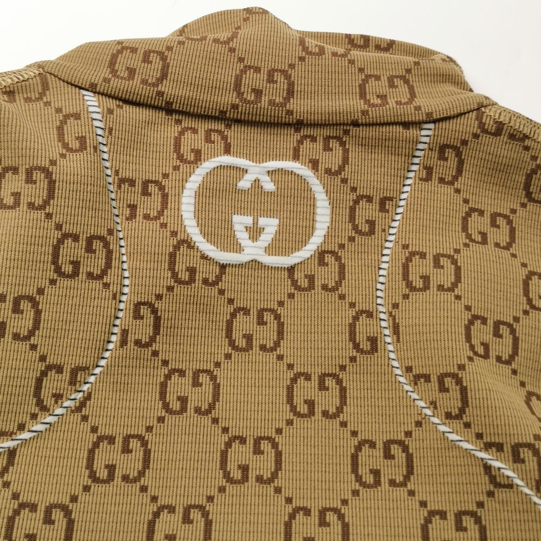 Gucci Gucci Monogram Zip-Up Top Size S Size S / US 4 / IT 40 - 3 Thumbnail