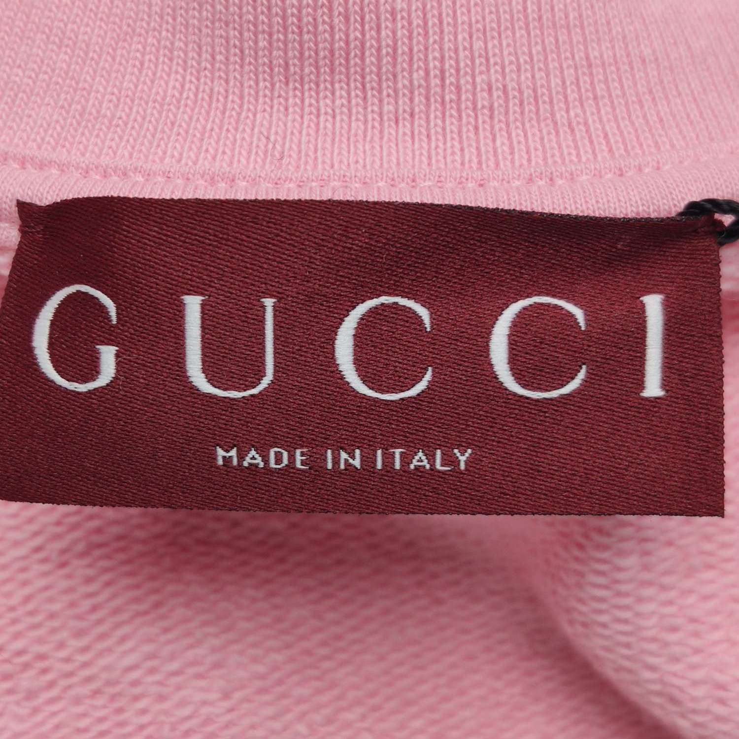 Gucci Gucci Logo Sweatshirt Pink Size XS Size XS / US 0-2 / IT 36-38 - 6 Thumbnail