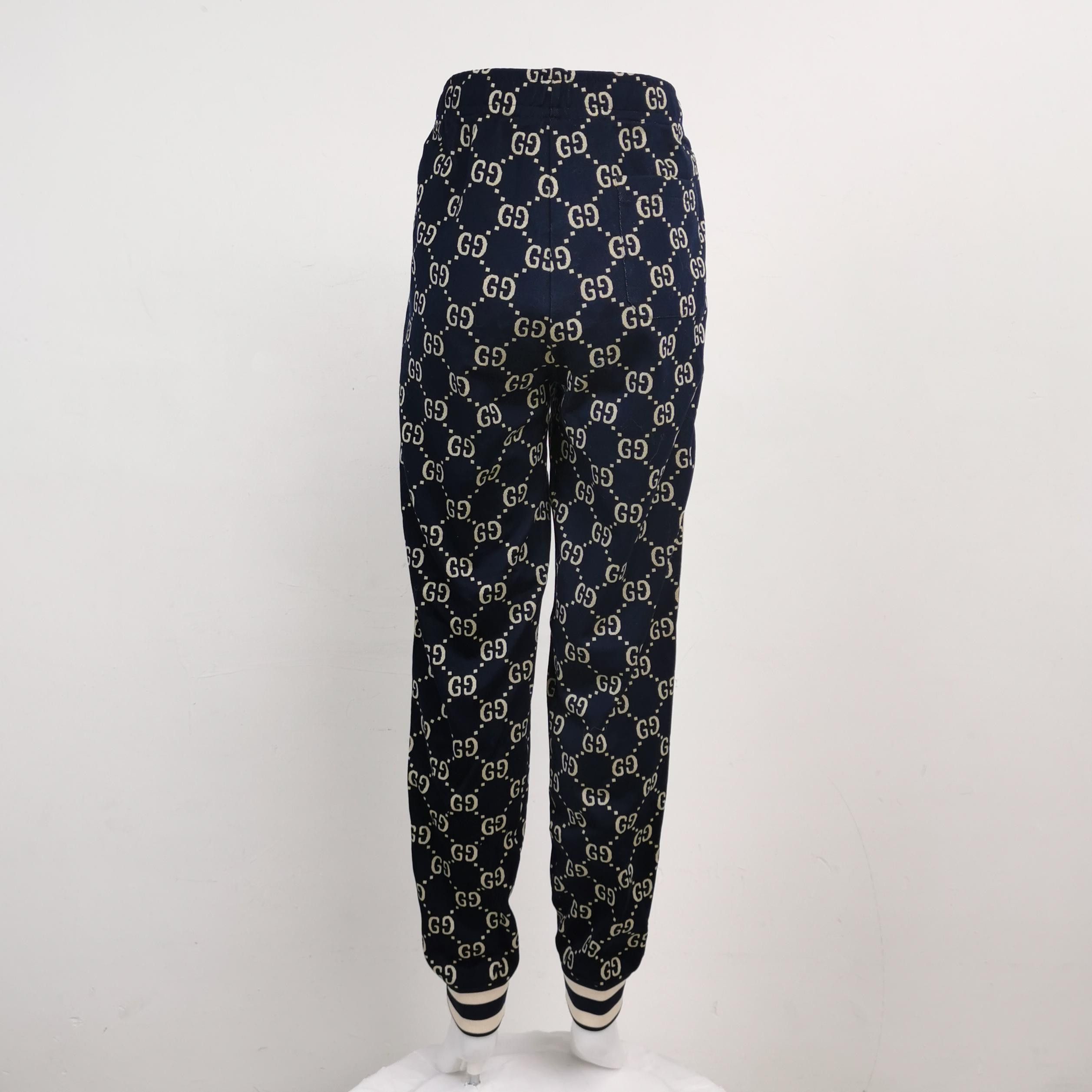 Gucci Gucci GG Monogram Striped Sweatpants Size L Size US 34 / EU 50 - 2 Thumbnail