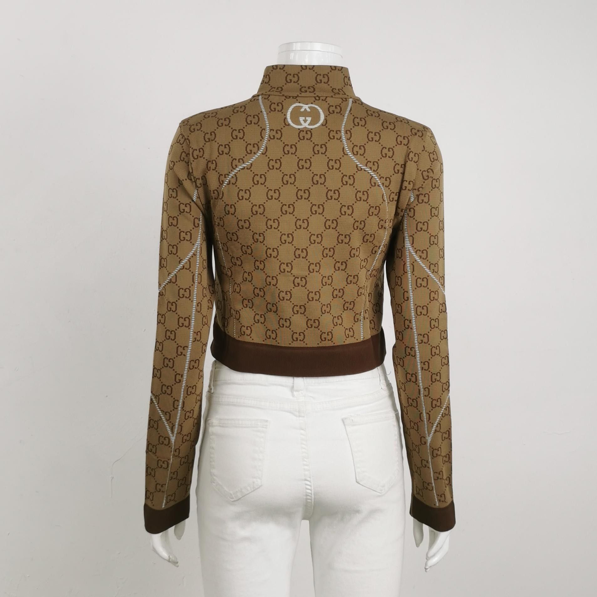 Gucci Gucci GG Monogram Zip Up Sweater Size M Size M / US 6-8 / IT 42-44 - 2 Thumbnail