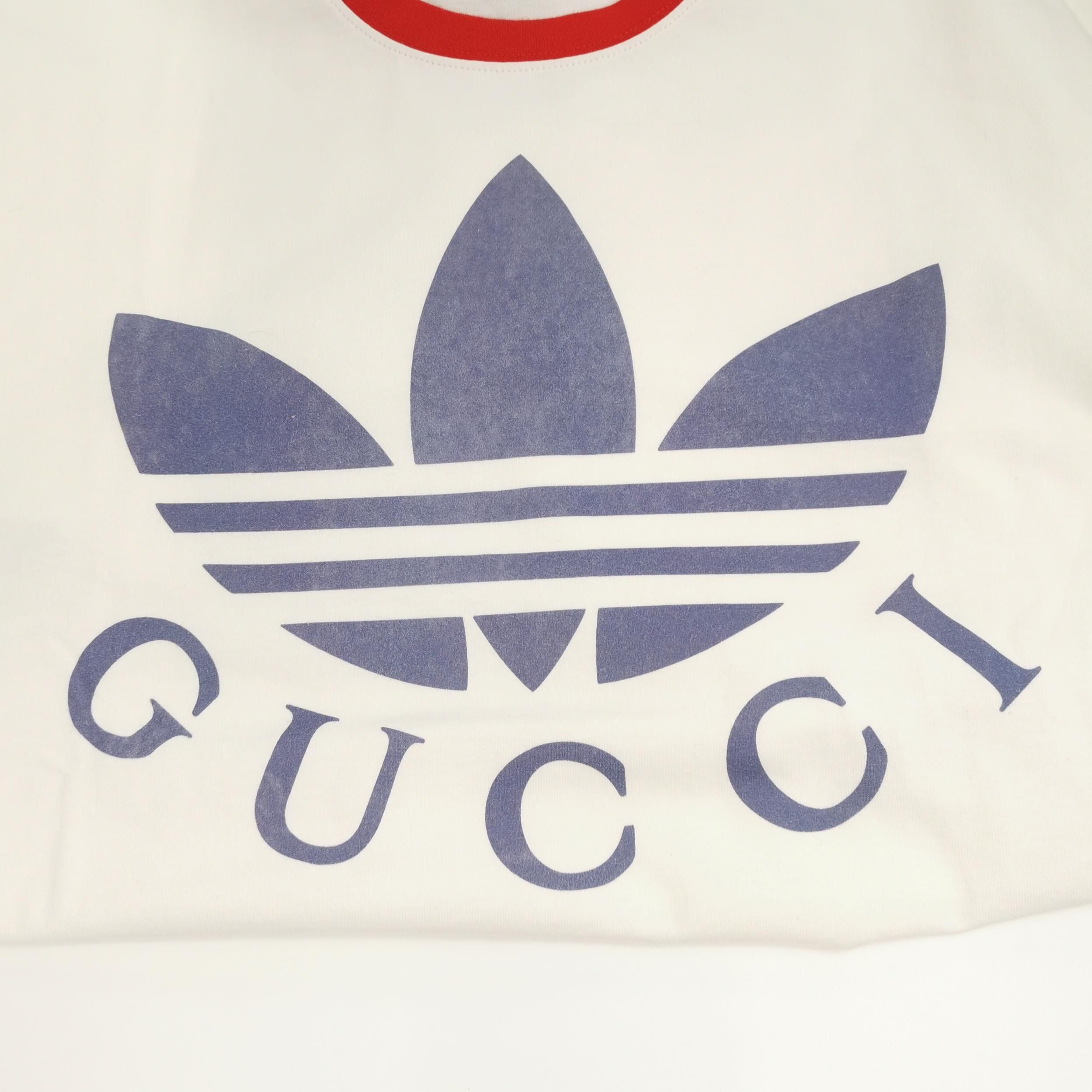 Adidas × Gucci Gucci x Adidas Trefoil Logo T-Shirt Size S Size US S / EU 44-46 / 1 - 3 Thumbnail