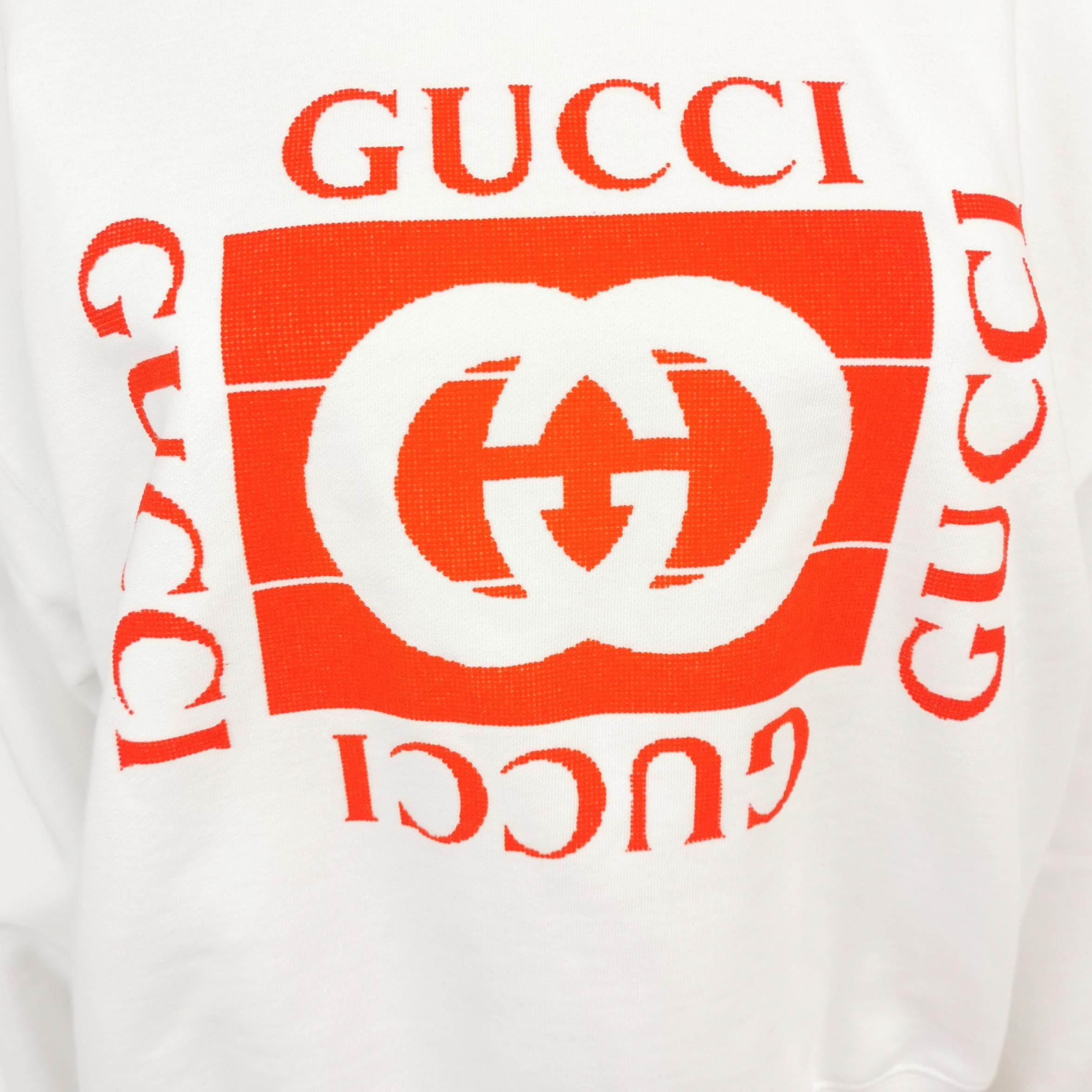 Gucci Gucci Logo Crewneck Sweatshirt Size M Size US M / EU 48-50 / 2 - 3 Thumbnail