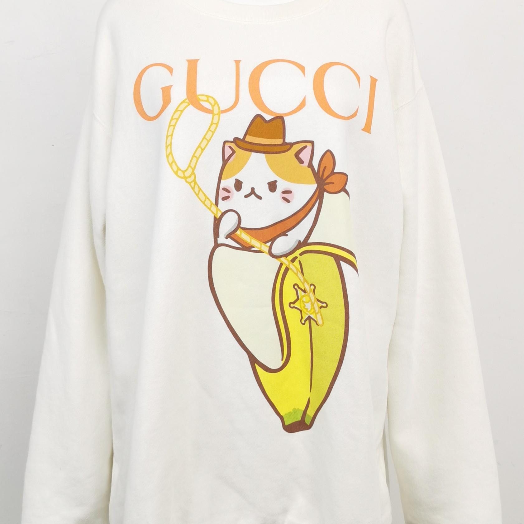Gucci Gucci Bananya Graphic Sweatshirt Size XL Size US XL / EU 56 / 4 - 3 Thumbnail