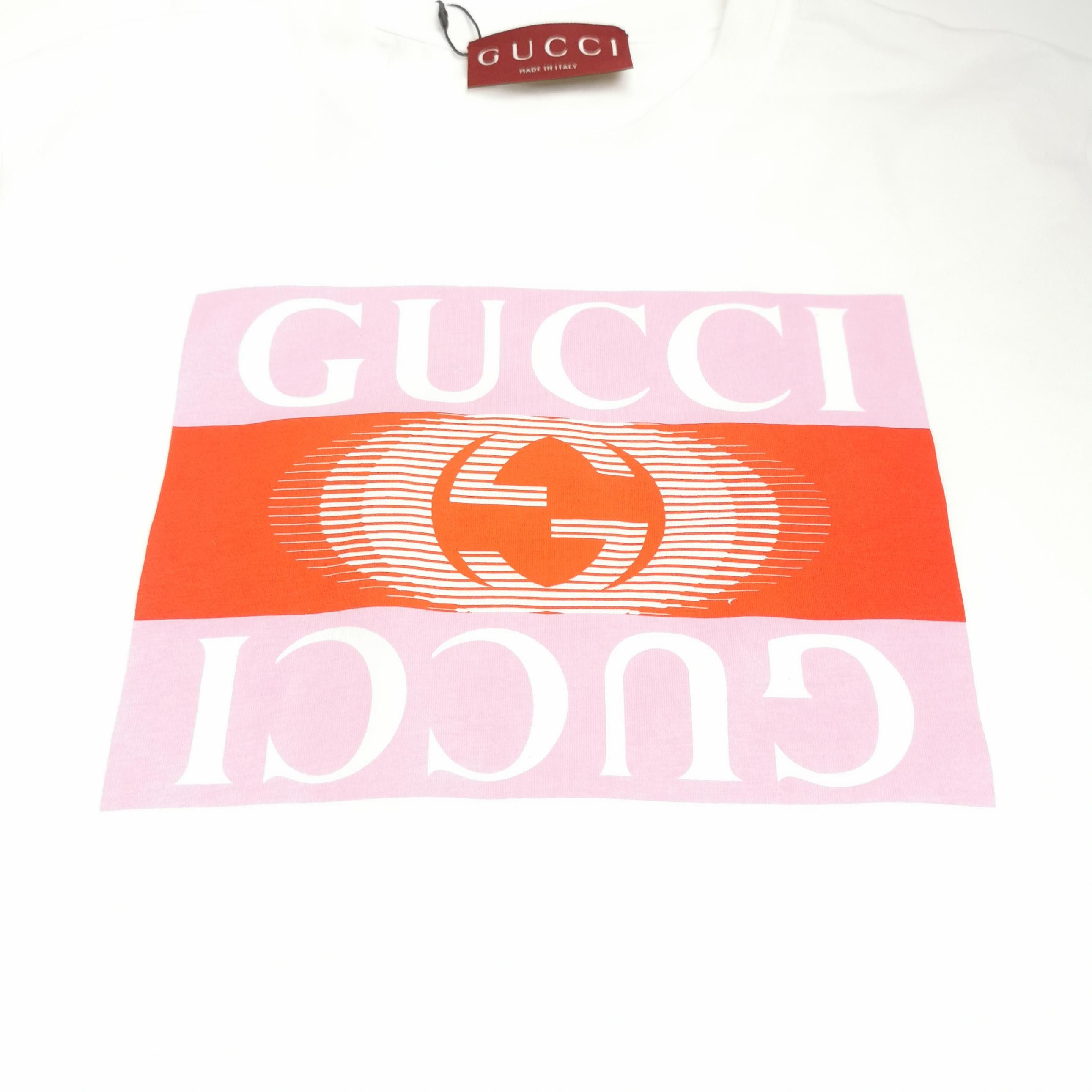 Gucci Gucci Logo Short Sleeve T-Shirt Size M Size US M / EU 48-50 / 2 - 3 Thumbnail