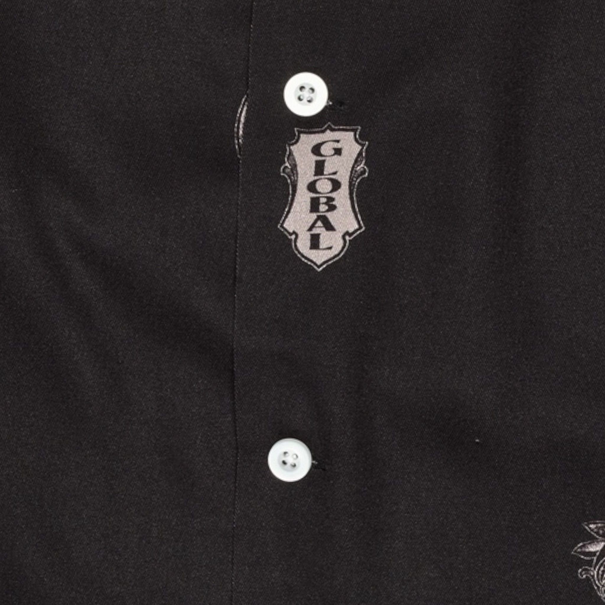 Sinclair Global Legal Tender Vacation Short Sleeve Button Up Shirt Black Size US S / EU 44-46 / 1 - 4 Thumbnail