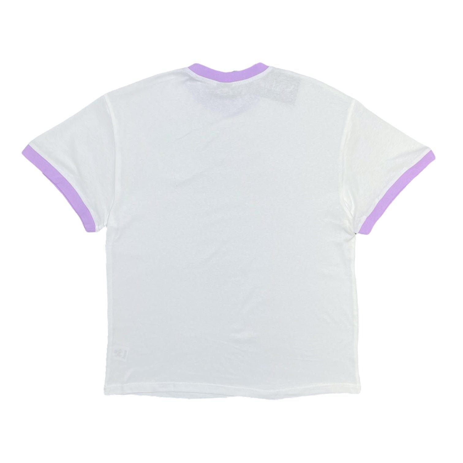Sinclair Global 3D Logo Ringer Short Sleeve Tee Shirt White Purple Size US M / EU 48-50 / 2 - 2 Thumbnail