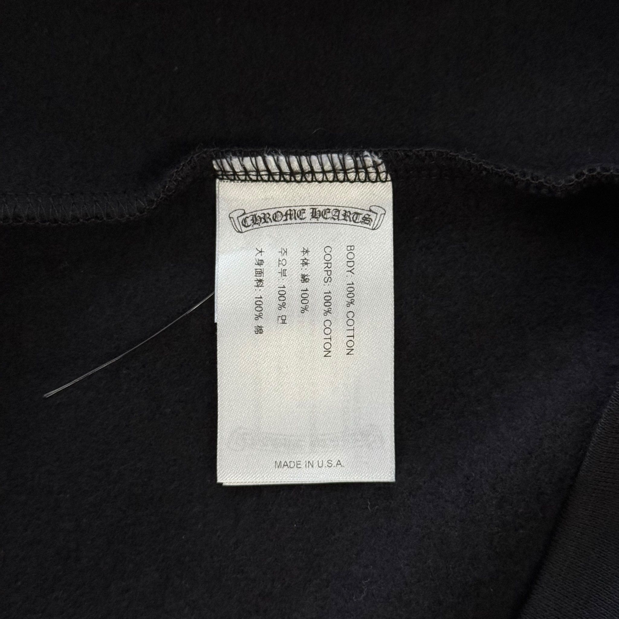 Chrome Hearts Vertical Logo Hooded Sweatshirt Black Army Green Size US L / EU 52-54 / 3 - 7 Thumbnail