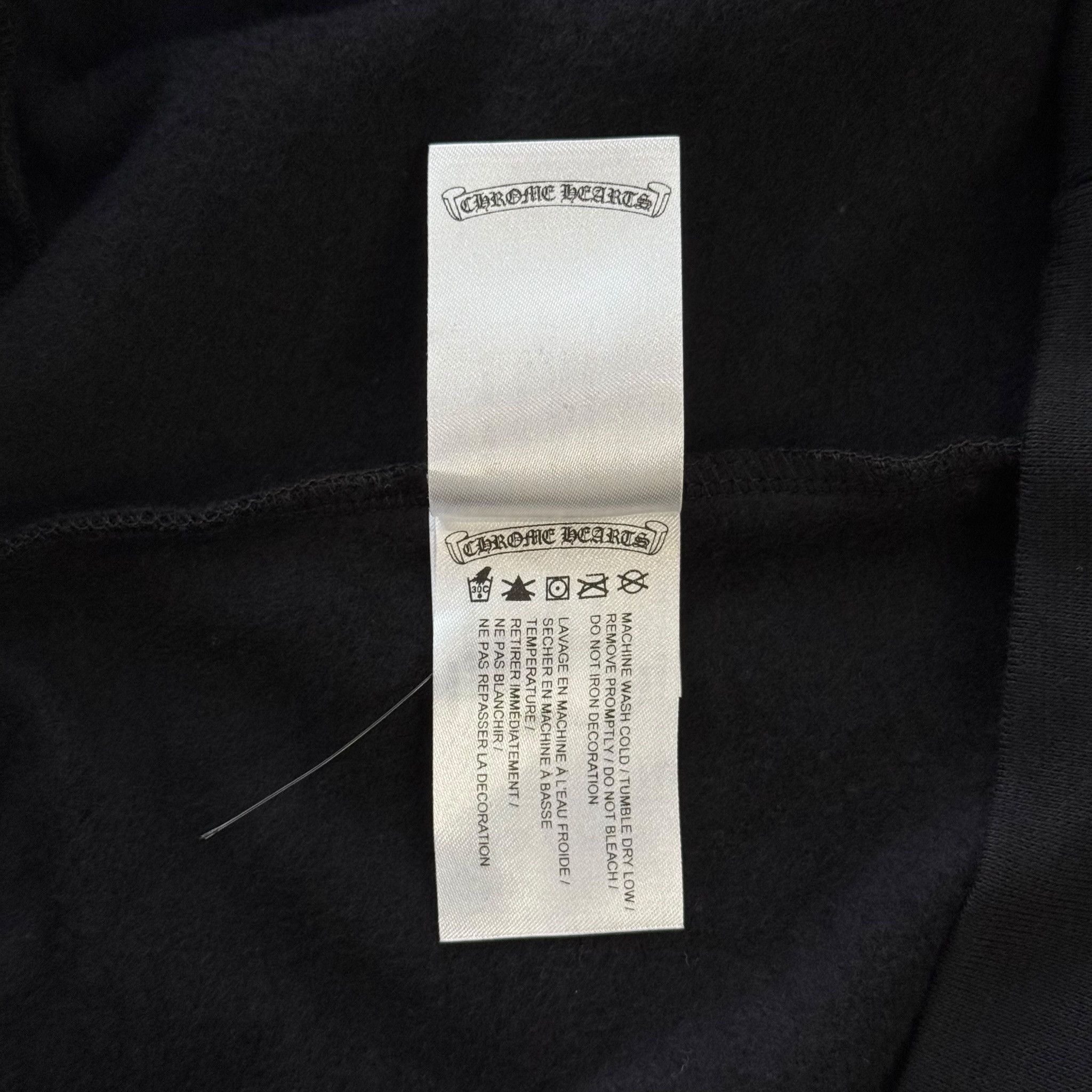 Chrome Hearts Vertical Logo Hooded Sweatshirt Black Army Green Size US L / EU 52-54 / 3 - 8 Thumbnail