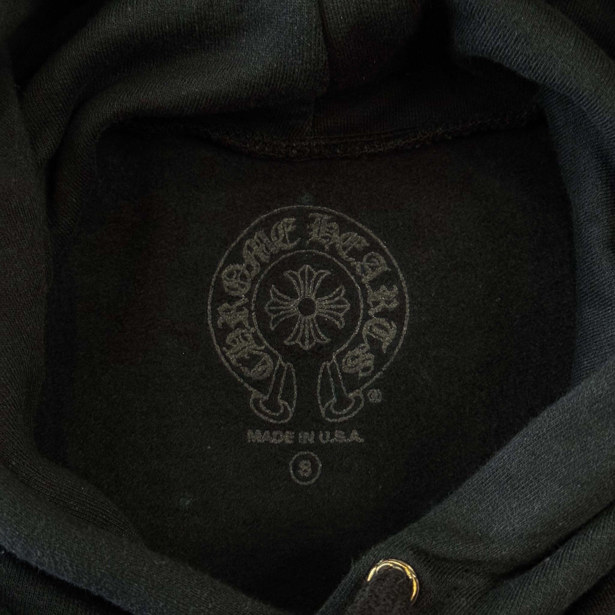 Chrome Hearts Vertical Logo Hooded Sweatshirt Black Army Green Size US L / EU 52-54 / 3 - 6 Thumbnail