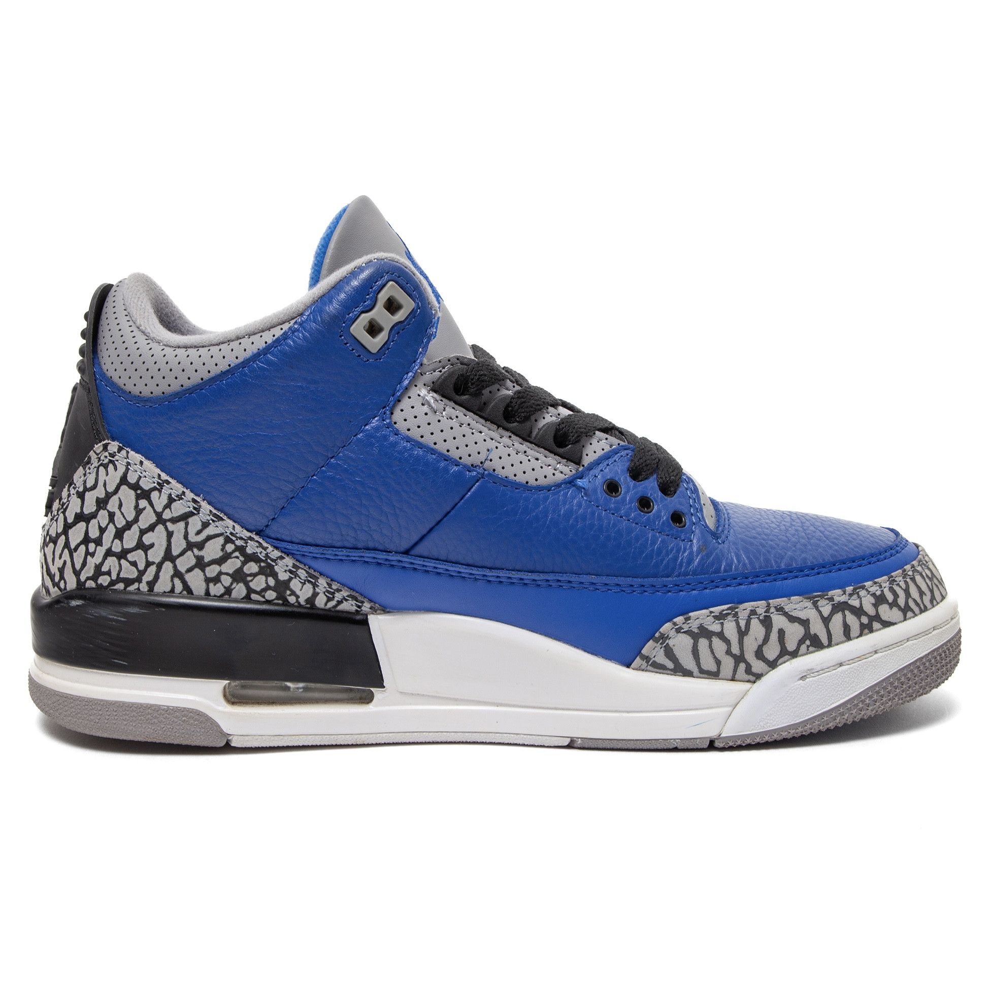 Nike 3 Retro Varsity Royal Cement Size US 8 / EU 41 - 4 Thumbnail